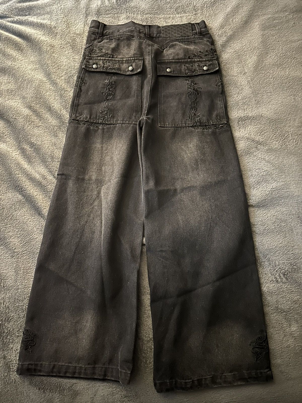 Vintage Davril Splatter Jeans Size US 32 / EU 48 - 2 Thumbnail
