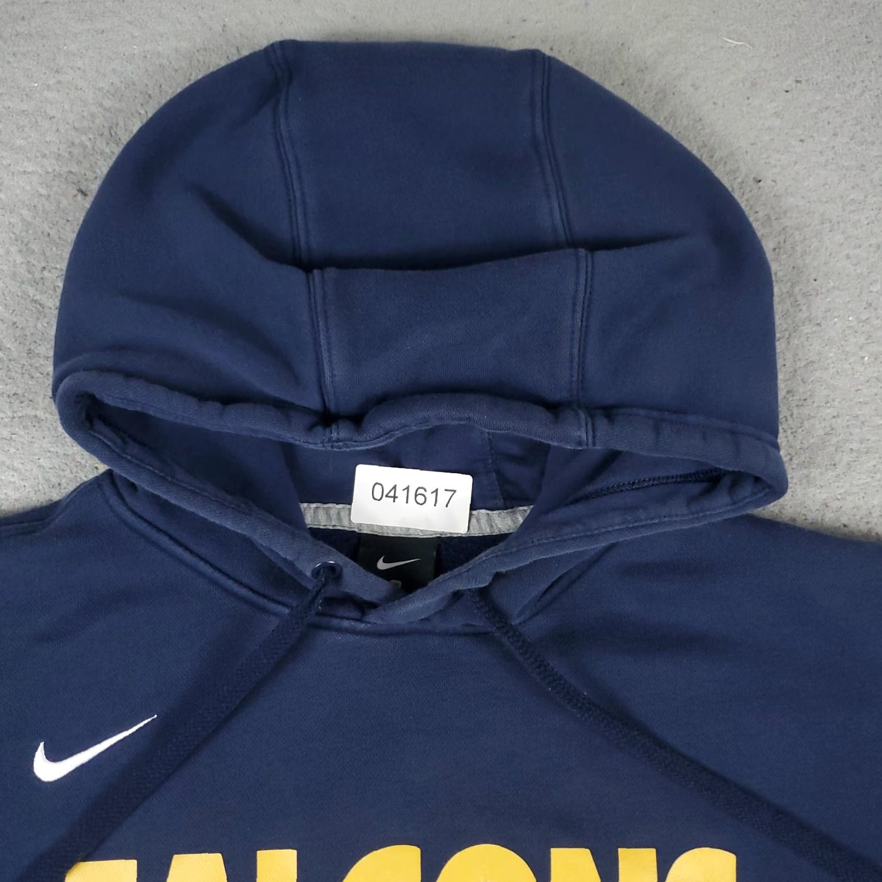Nike VINTAGE Nike Hoodie Pullover Men's XL Blue Logo Sweatshirt Casual Sports Size US XL / EU 56 / 4 - 3 Thumbnail