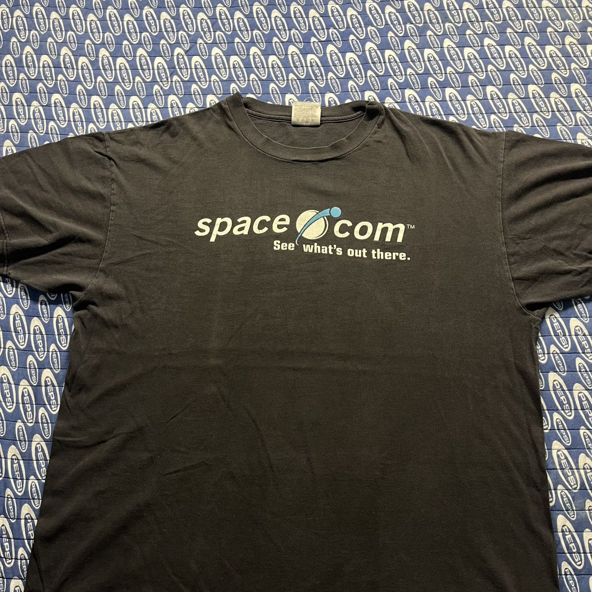 Hanes × Other × Vintage Vintage 90s Space.com Space Exploration NASA T Shirt Size US XL / EU 56 / 4 - 2 Thumbnail
