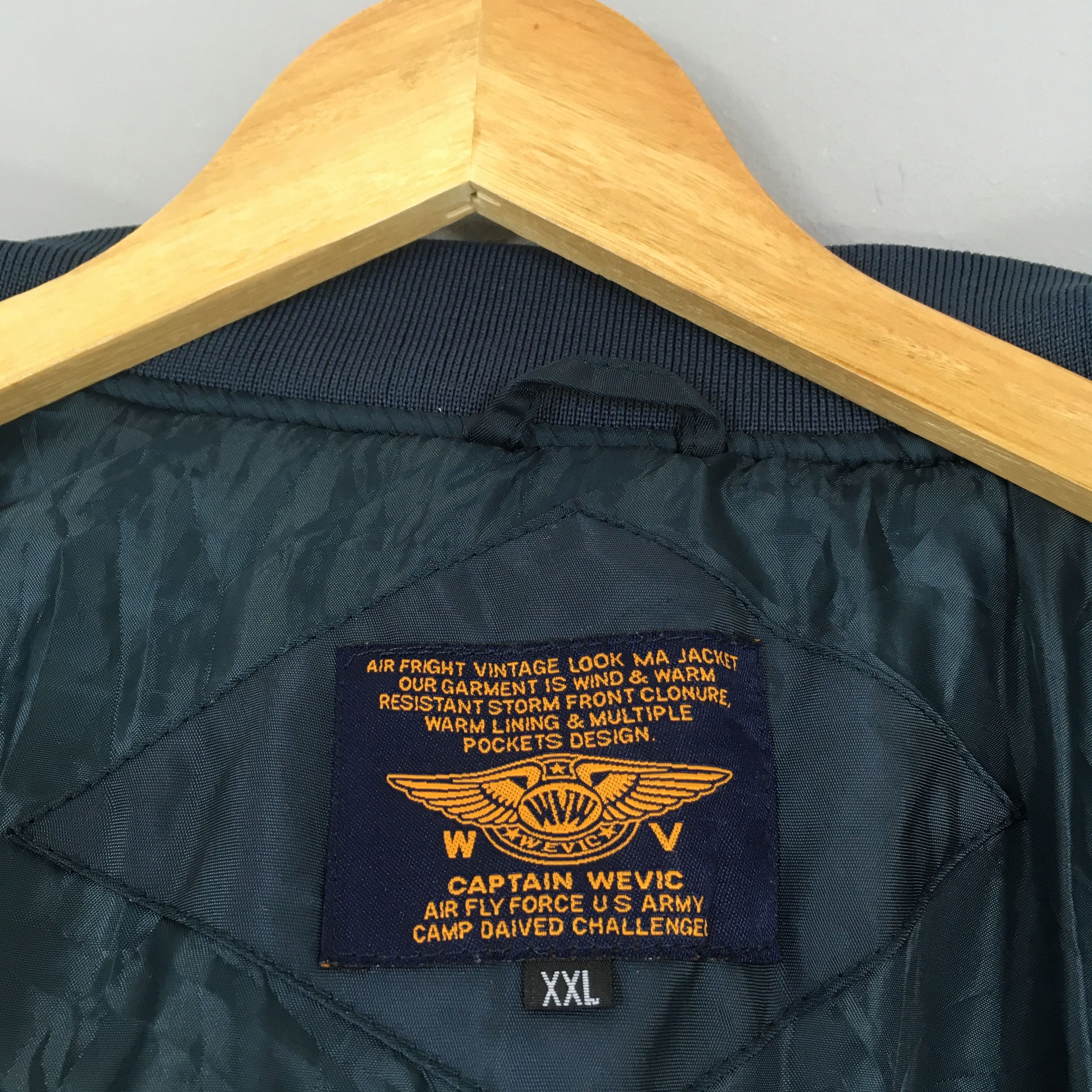 Japanese Brand × Vintage Vintage US Air Force MA-1 Bomber Flight Jacket XXLarge Size US XXL / EU 58 / 5 - 7 Thumbnail