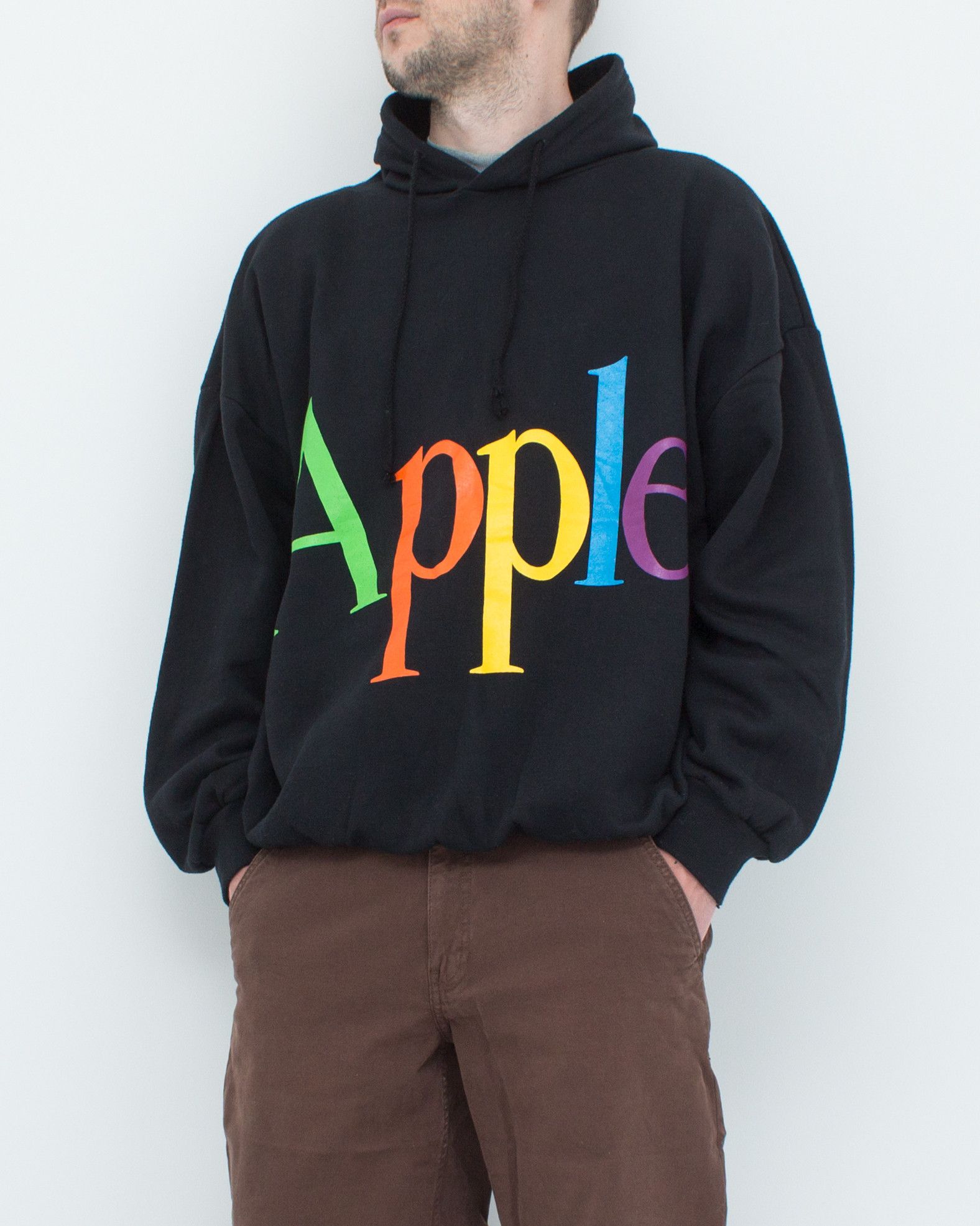 Apple 90s Vintage Hoodie パーカー Apple Vintage Apple Center Logo Hoodie | Grailed