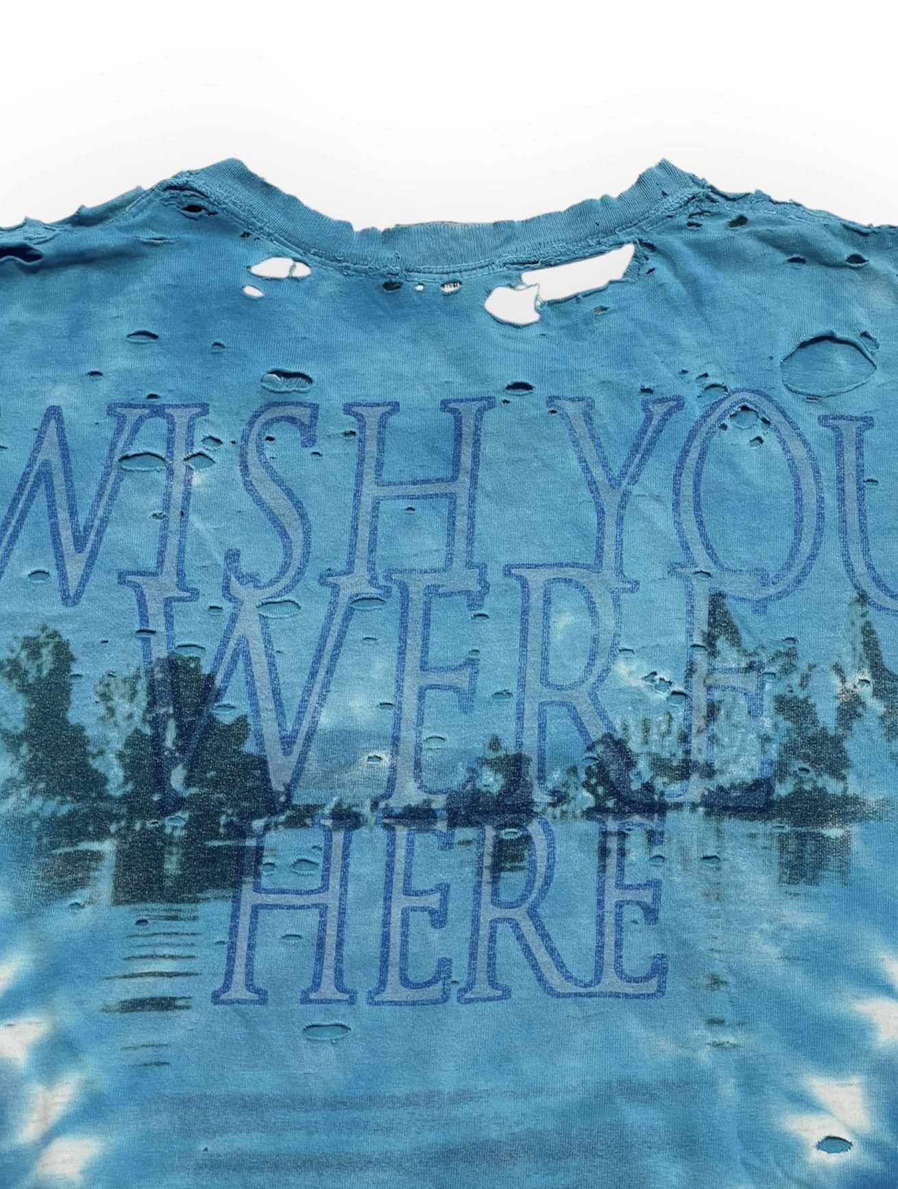 Vintage Thrashed Pink Floyd Tie Dyed Tee Size US L / EU 52-54 / 3 - 1 Thumbnail