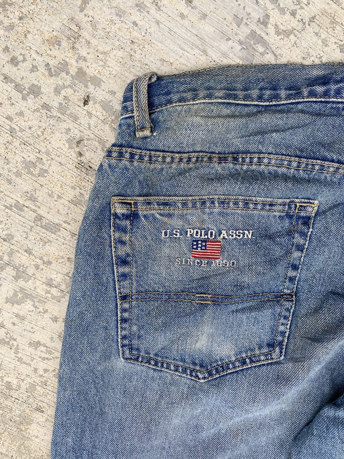 U.S. Polo Assn. Vintage U.S POLO ASSN. worker jeans Size US 32 / EU 48 - 6 Thumbnail