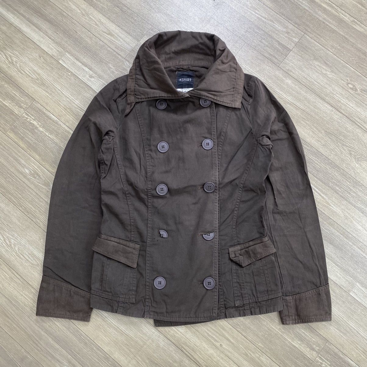 Japanese Brand Atsuro Tayama Yohji Yamomoto Style Trench Coat Bono Jacket Size US L / EU 52-54 / 3 - 1 Thumbnail
