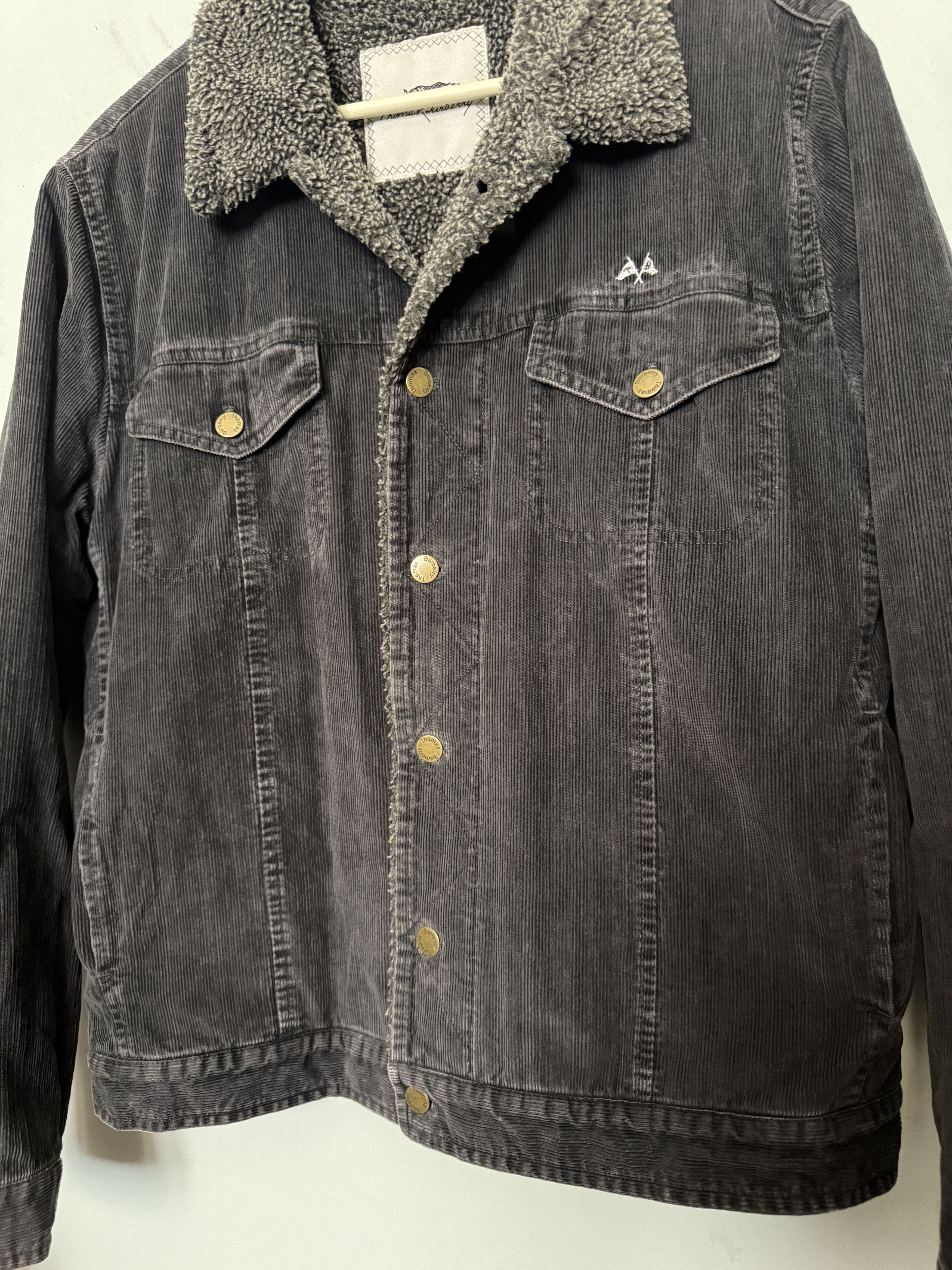 Burberry Thomas Burberry denim and sherpa jacket size xl 54it 56it Size US XL / EU 56 / 4 - 6 Thumbnail