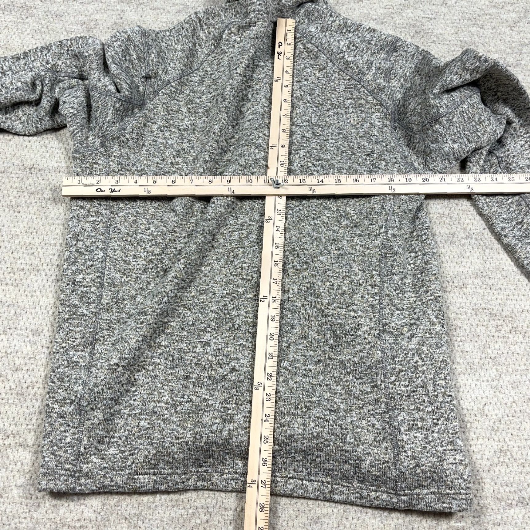 Eddie Bauer Eddie Bauer Sweater Men Large Gray Pullover 1/4 Zip Fleece Jacket Heather Knit - Classic Outdoor | Mens | Regular Fit Size US L / EU 52-54 / 3 - 5 Thumbnail