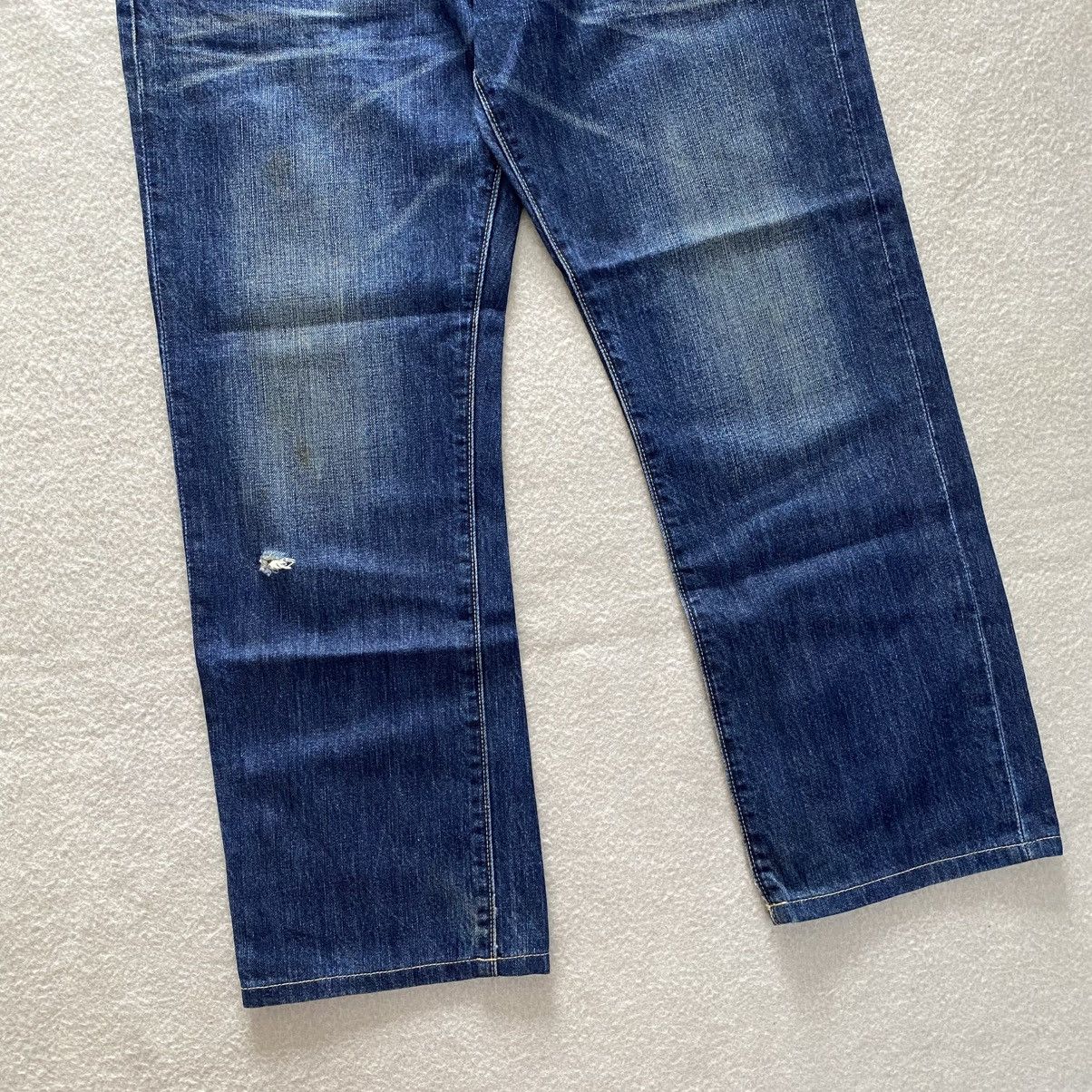 Japanese Brand Uniqlo Distressed Denim w33 Size US 33 - 3 Thumbnail
