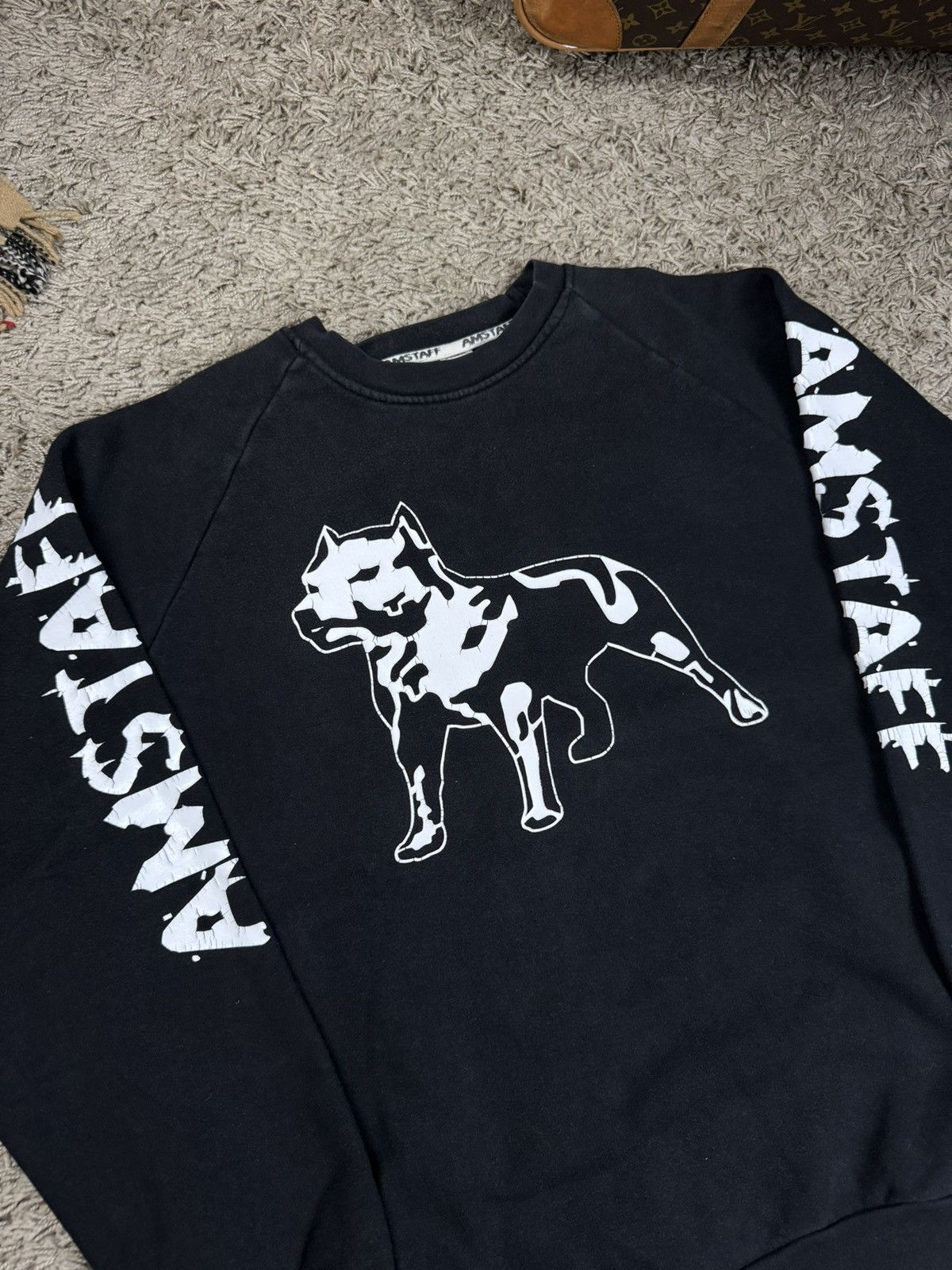 Vintage Vintage sweatshirt crewneck Amstaff original item Size US XL / EU 56 / 4 - 2 Thumbnail