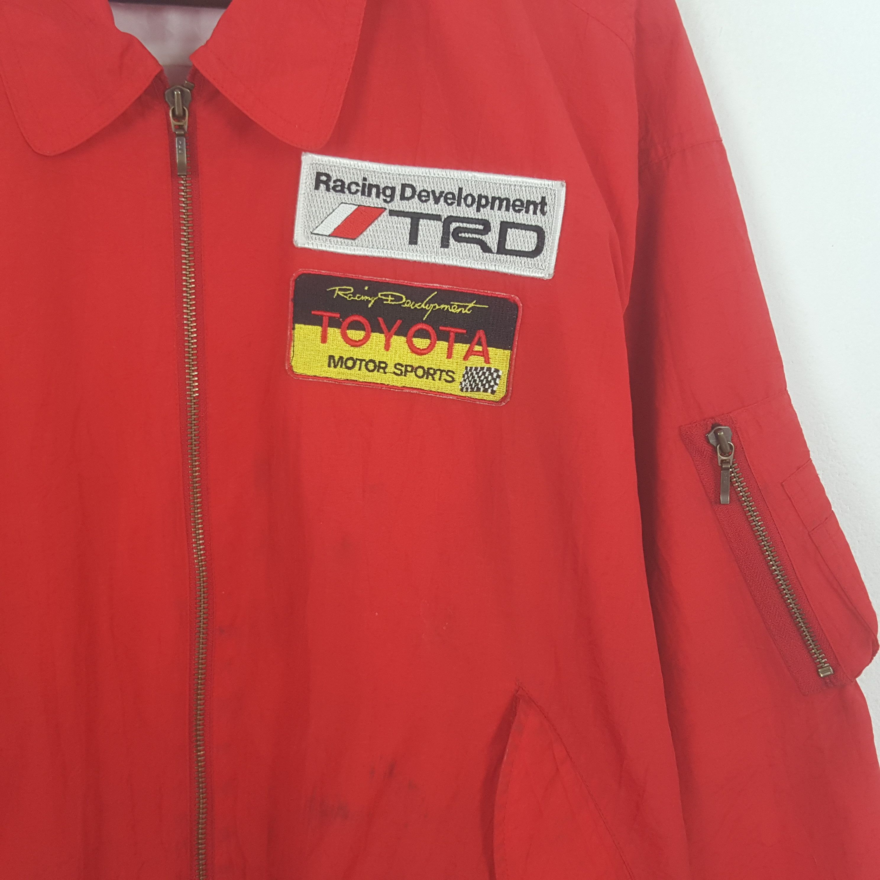 Japanese Brand Vintage TRD Racing Windbreaker Sport Bomber Jacket Size US L / EU 52-54 / 3 - 4 Thumbnail