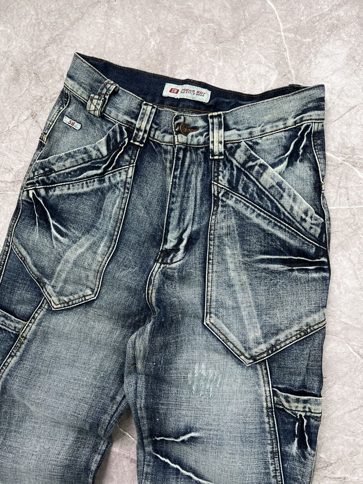 If Six Was Nine × Japanese Brand × Vintage Super Flared Jeans Vintage Japanese Jean distressed Size US 30 / EU 46 - 6 Thumbnail