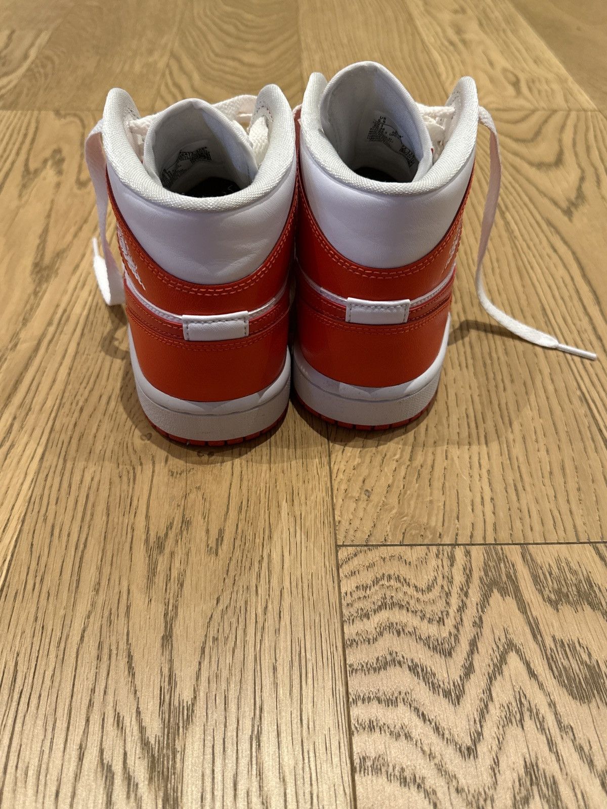 Jordan Brand Nike Air Jordan 1 mid - Syracuse red Size US 5.5 / IT 35.5 - 4 Thumbnail