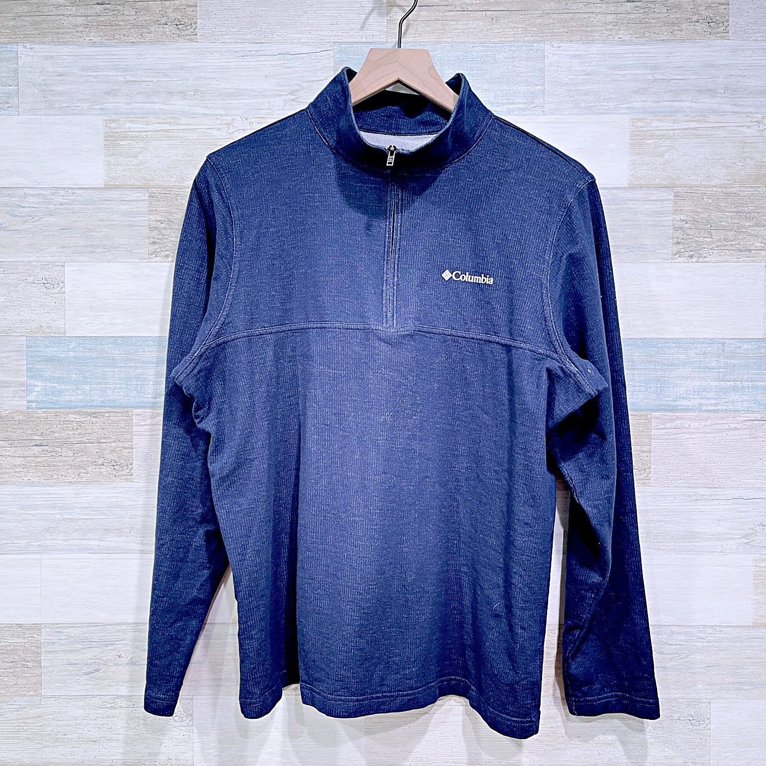 Columbia Columbia Rugged Ridge 1/4 Zip Pullover Navy Blue Mens M Size US M / EU 48-50 / 2 - 1 Thumbnail