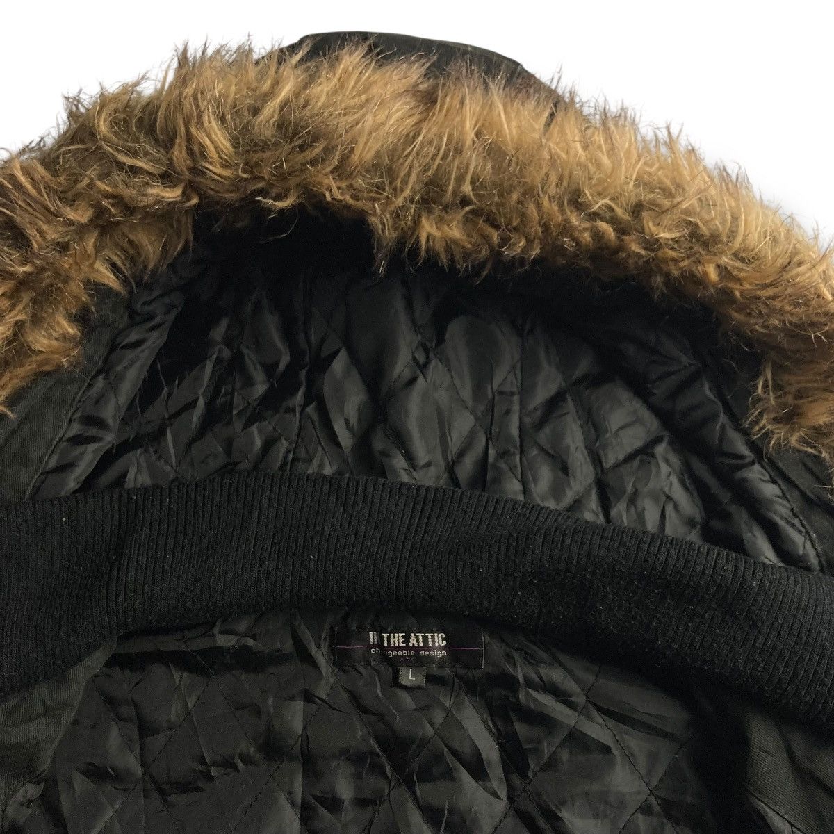 If Six Was Nine 🇯🇵 IN THE ATTIC PUNK GOTHIC DETACHABLE FUR HOODIE JACKET Size US L / EU 52-54 / 3 - 17 Thumbnail