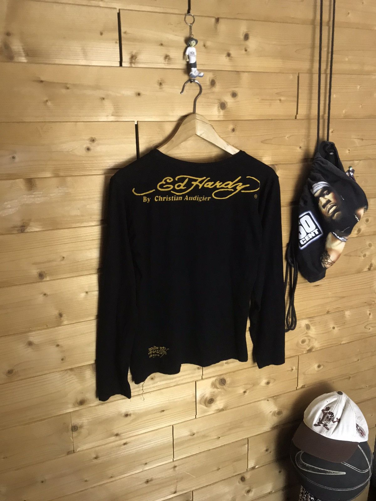 Ed Hardy Vintage Ed Hardy skull stretch long sleeve shirt Size S / US 4 / IT 40 - 13 Thumbnail