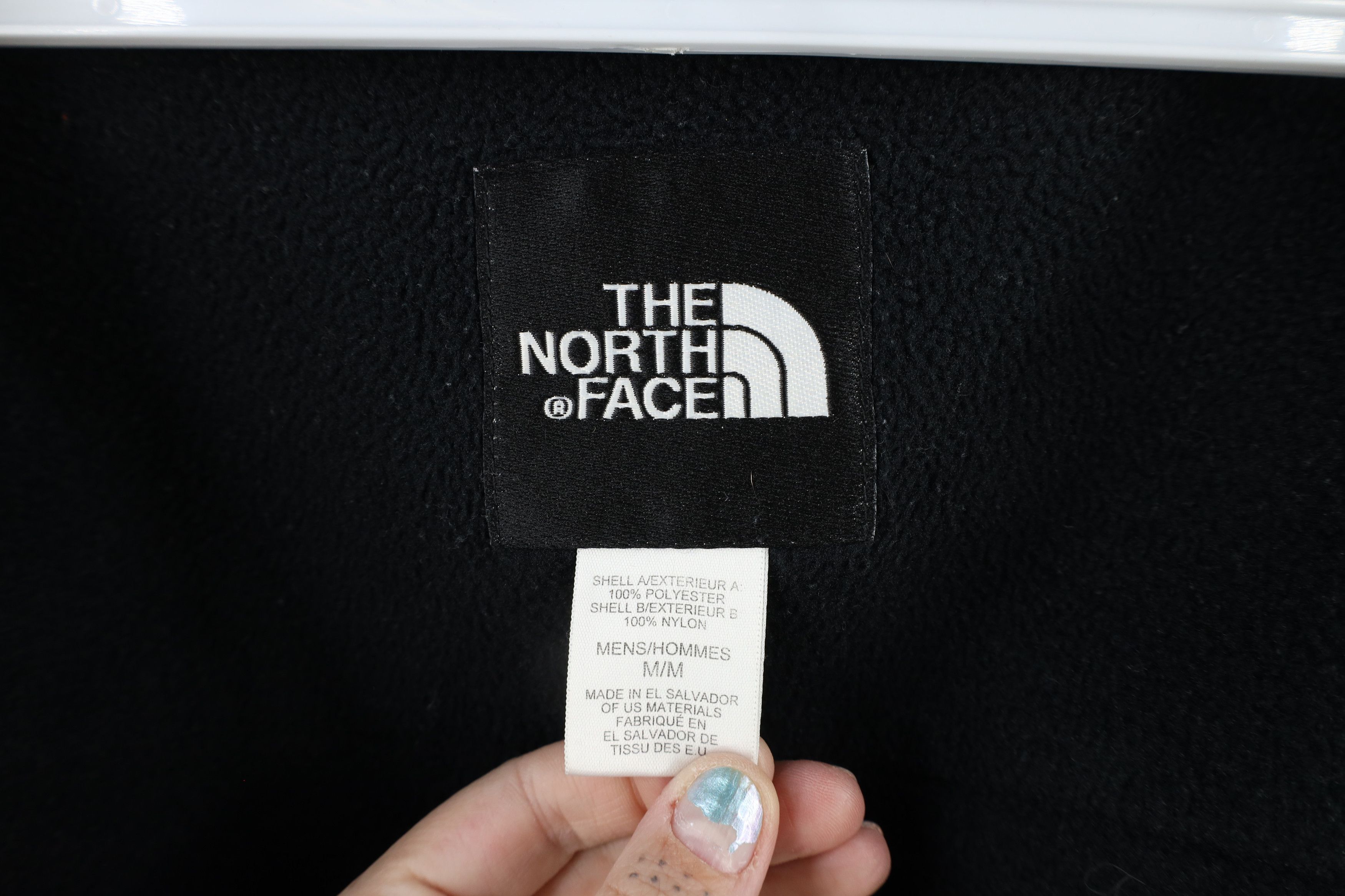 The North Face × Vintage Vintage 90s The North Face Denali Fleece Jacket Black Gray Size US M / EU 48-50 / 2 - 9 Thumbnail