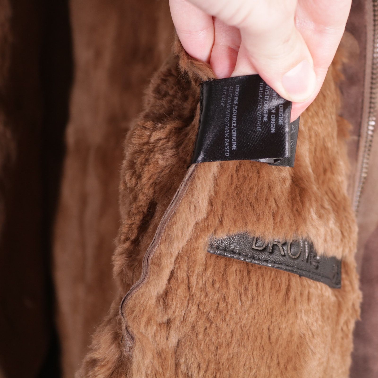 Drome Drome Suede Leather Fur Lined Camo Hooded Jacket XS Size US XS / EU 42 / 0 - 9 Thumbnail