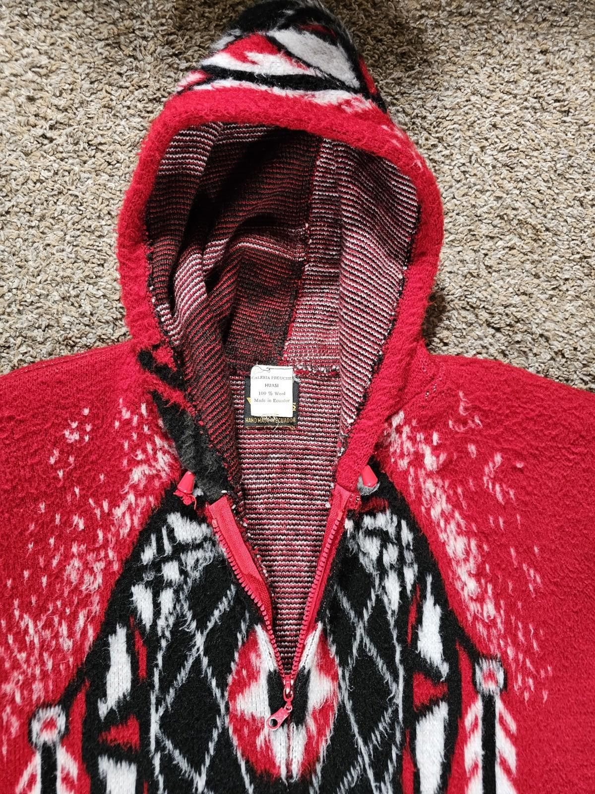 Other Genesis Huasi 100% WOOL Handmade Fullzip Hoodie Size US L / EU 52-54 / 3 - 2 Thumbnail
