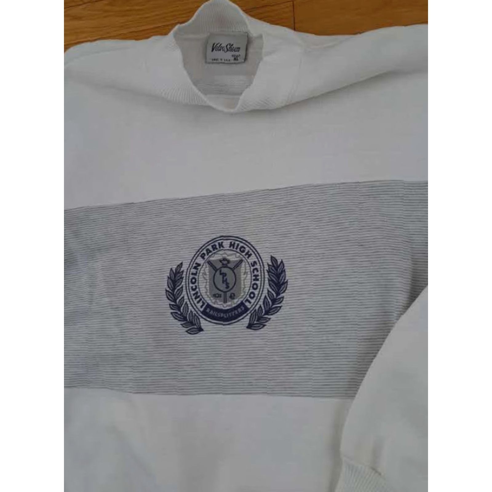 Velva Sheen VINTAGE Lincoln Park High School Mi. Embroidered Sweatshirt XL Velva Sheen USA Shirt Men Size US XL / EU 56 / 4 - 4 Thumbnail