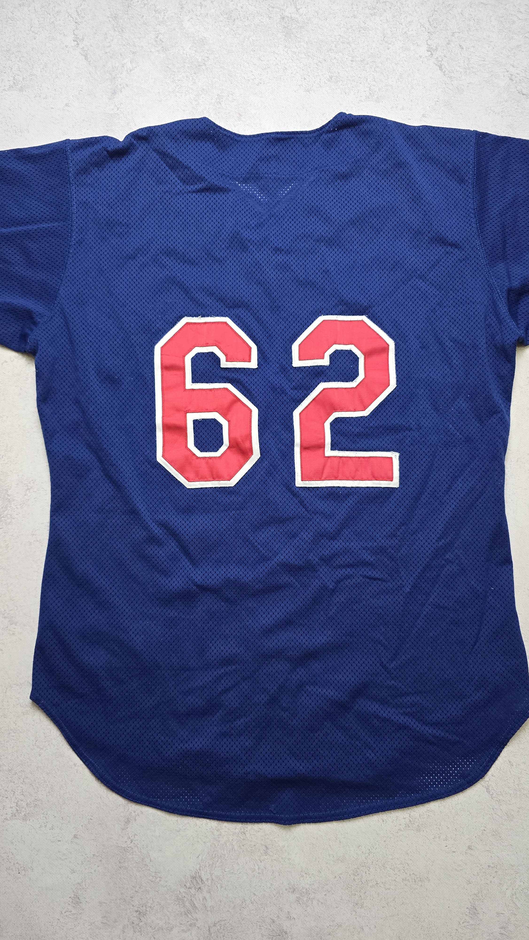 Russell Athletic Texas Rangers Team Issued BP Jersey #62 Men’s L 44 1990s USA Size US L / EU 52-54 / 3 - 5 Thumbnail