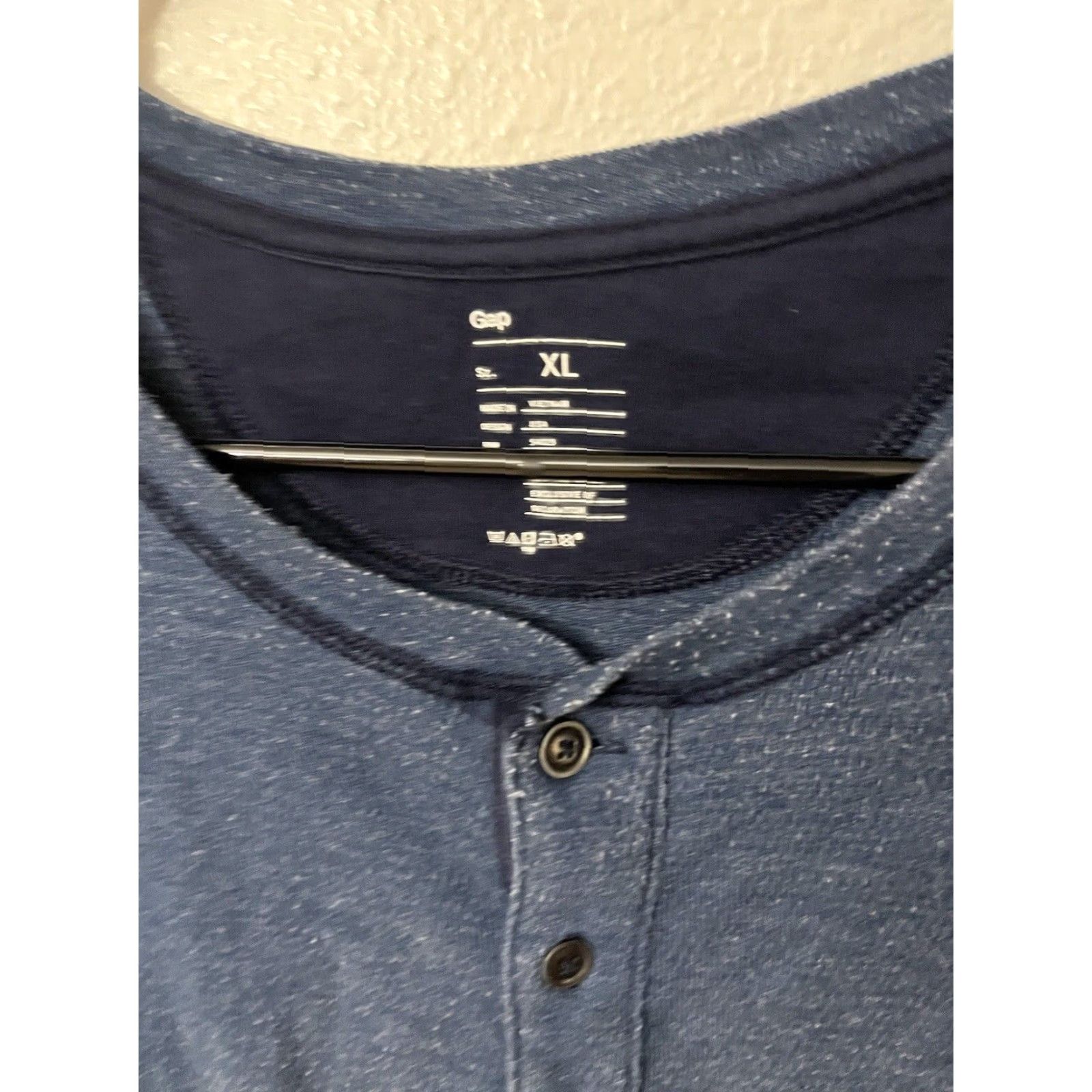 Gap GAP Men XL Long Sleeve Crew Neck Pullover Henley Sweatshirt Blue Brand Gap XL Men Long Sleeve Crew Neck Pullover Sweatshirt Blue Size US XL / EU 56 / 4 - 2 Thumbnail
