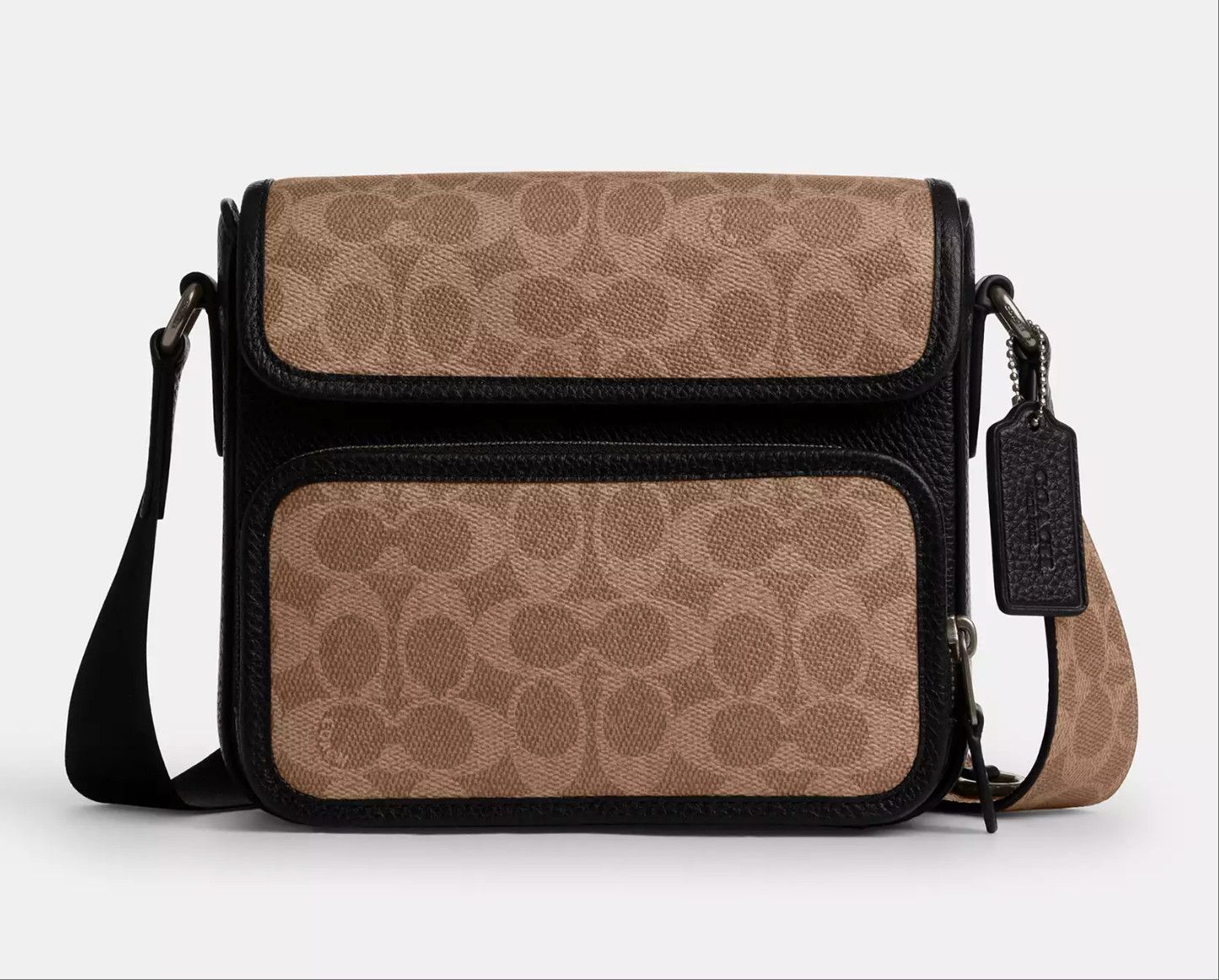 Coach Sullivan Flap Crossbody Bag In Signature Canvas CZ396 Size ONE SIZE - 10 Thumbnail