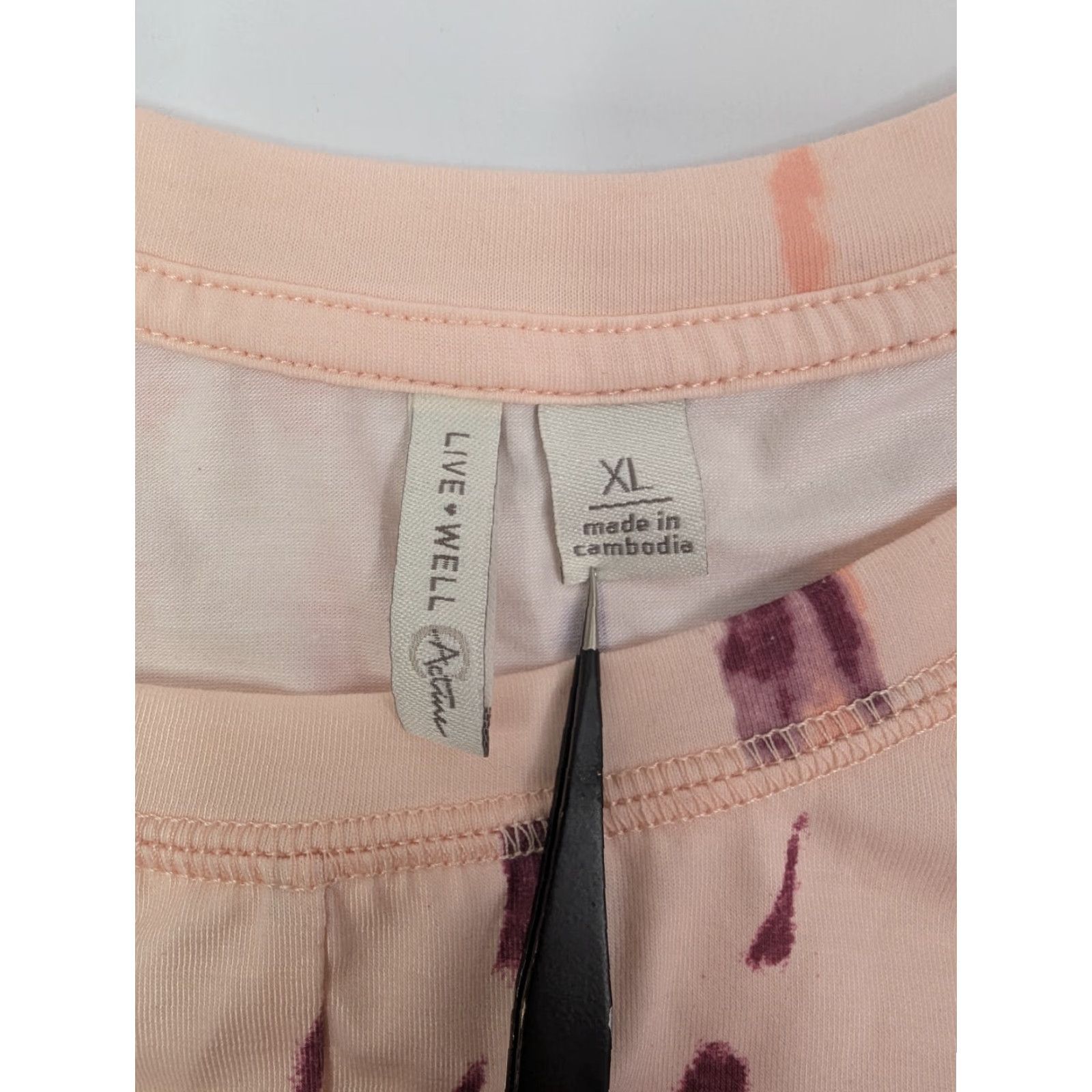 Olive Live Well Womens Pink Blouse 3/4 Sleeve Top Wrap Hem XL Blouse Casual Comfort Stretch Regular Size XL Womens Pink Blouse Size XL / US 12-14 / IT 48-50 - 7 Thumbnail