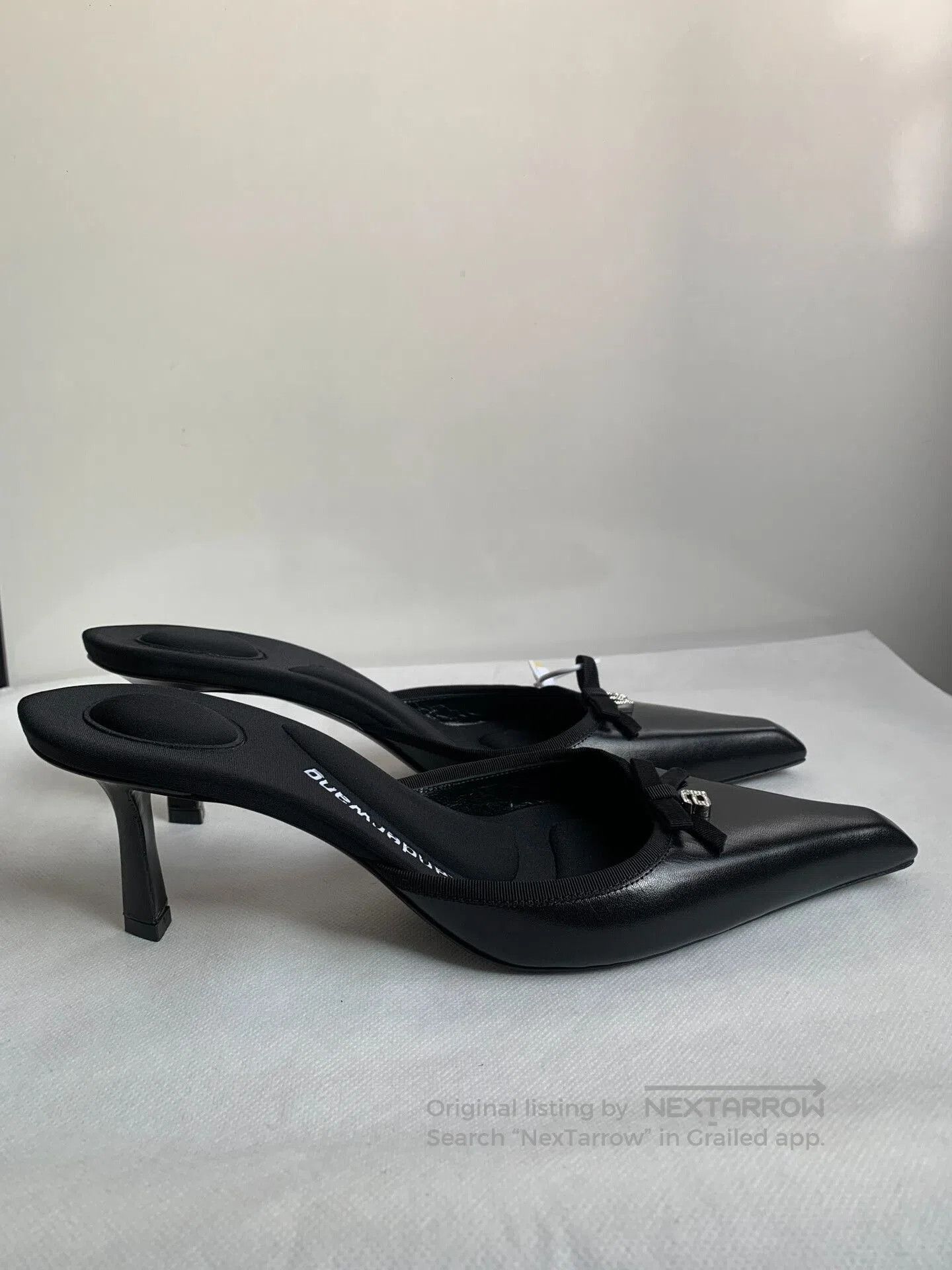 Alexander Wang Alexander Wang Pointed Cat Heel Mules. Size US 8 / IT 38 - 5 Thumbnail