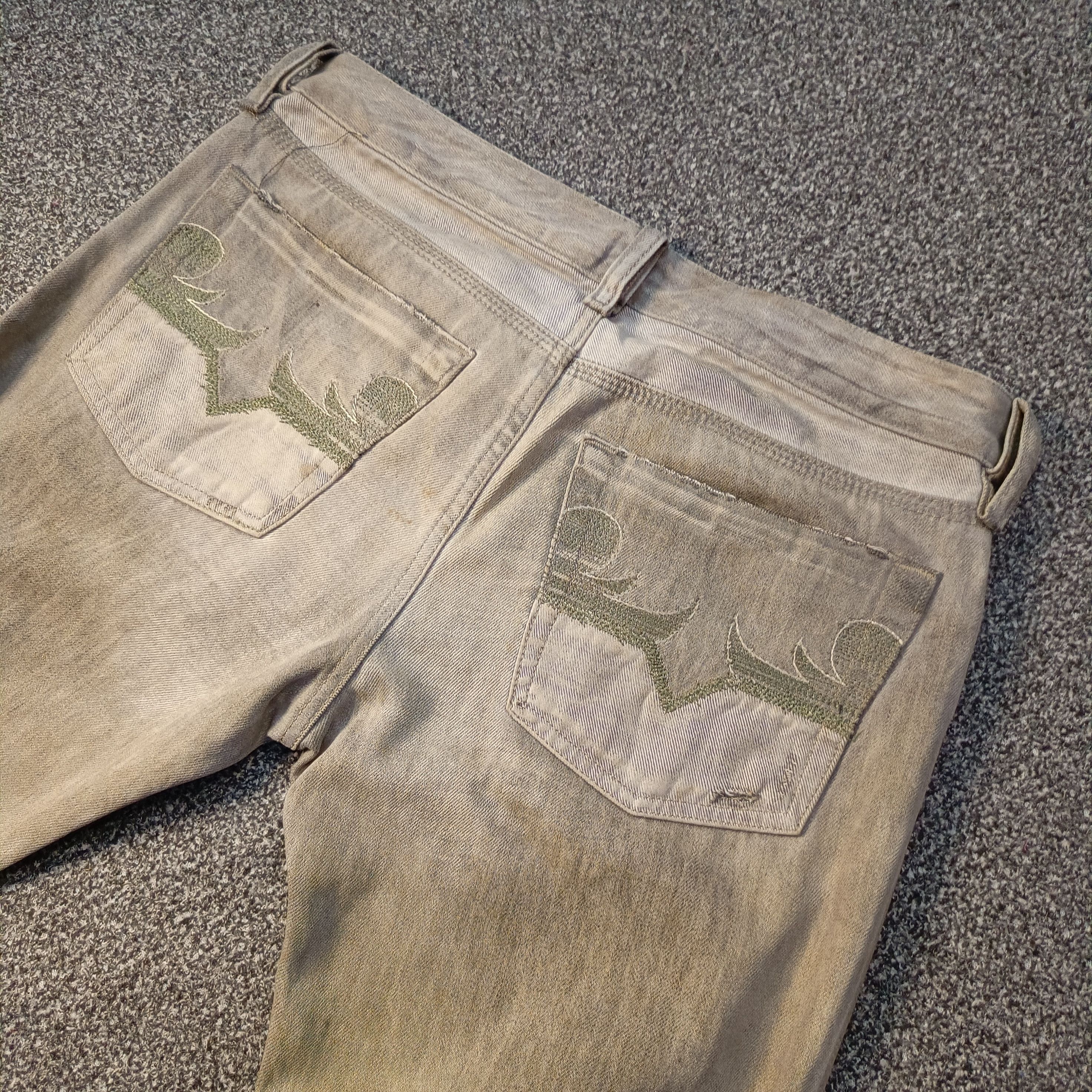Seditionaries 🔥🔥 Y2k Dirty Earth Diesel Distressed Denim Size US 30 / EU 46 - 4 Thumbnail