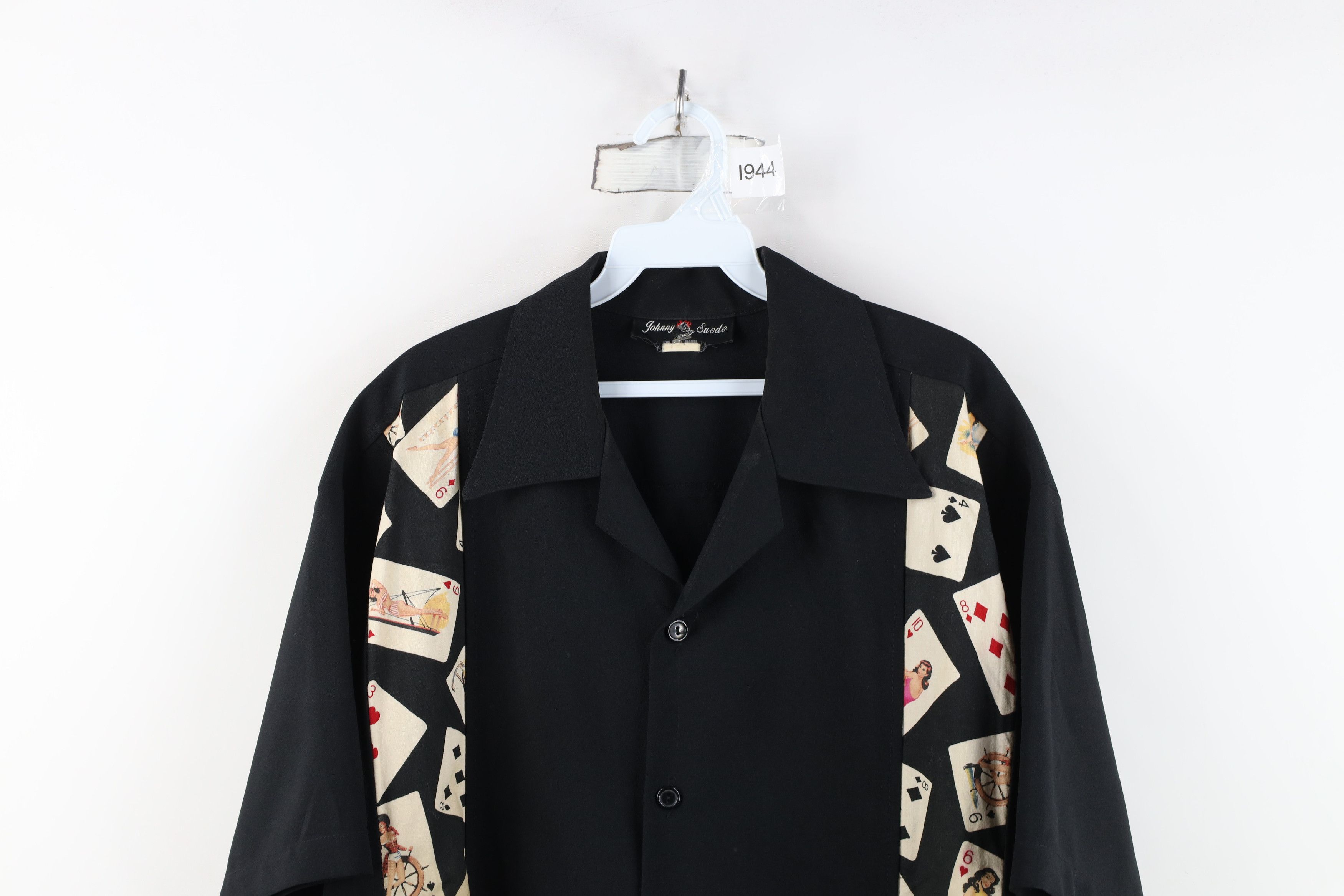 Vintage Vintage 90s Rockabilly Poker Casino Camp Button Shirt USA Size US XL / EU 56 / 4 - 2 Thumbnail