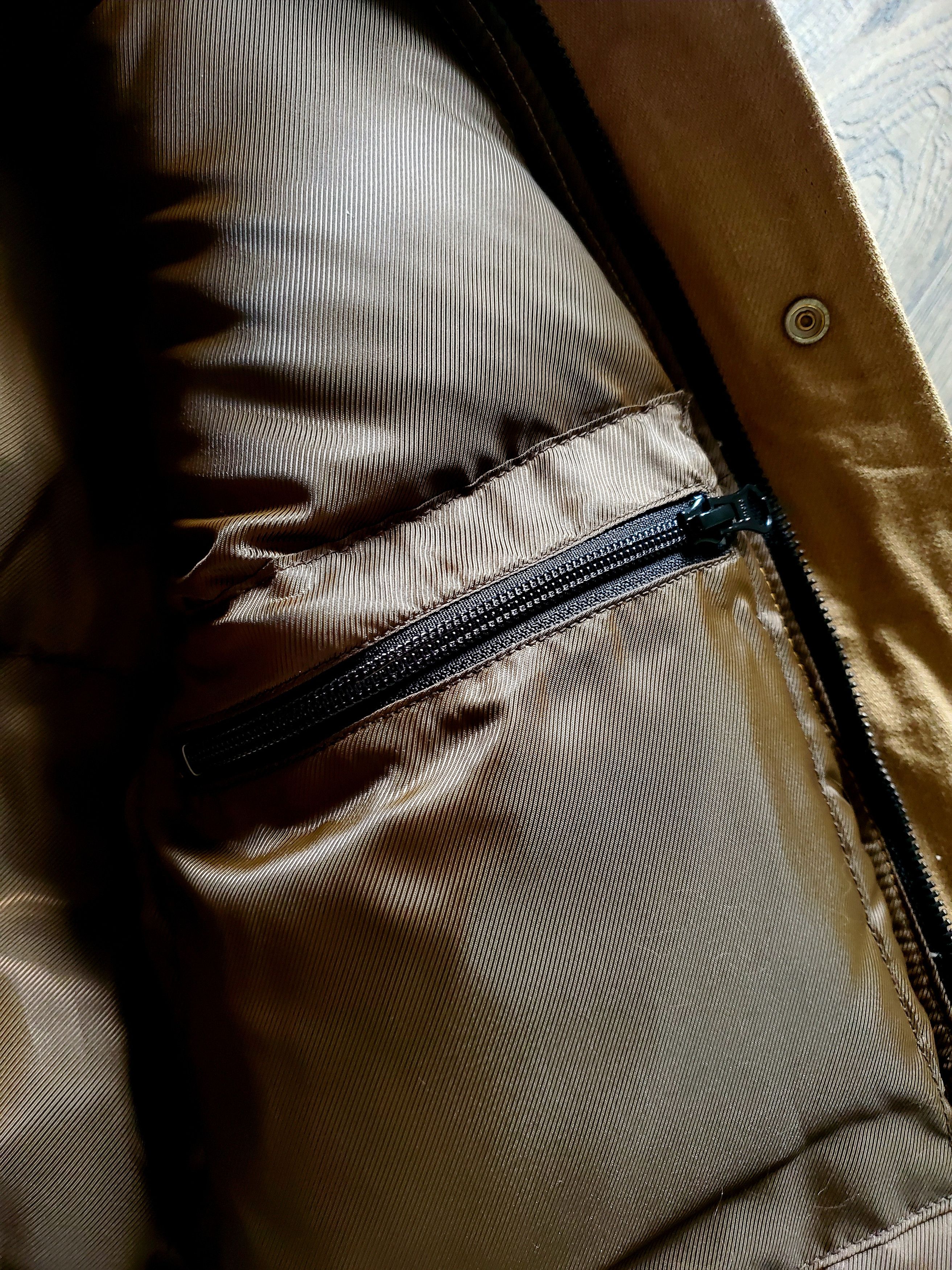 Samurai Jeans Kakishibu Horsehide Selvedge Chino Down Jacket Size US L / EU 52-54 / 3 - 17 Thumbnail