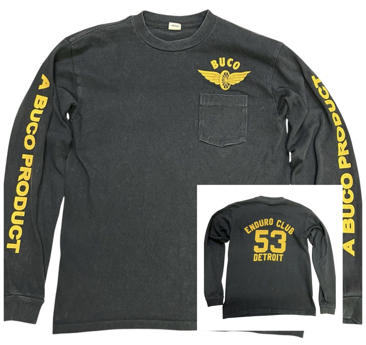 The Real McCoy's The Real McCoy X Buco Longsleeve T Shirt Size US S / EU 44-46 / 1 - 1 Thumbnail