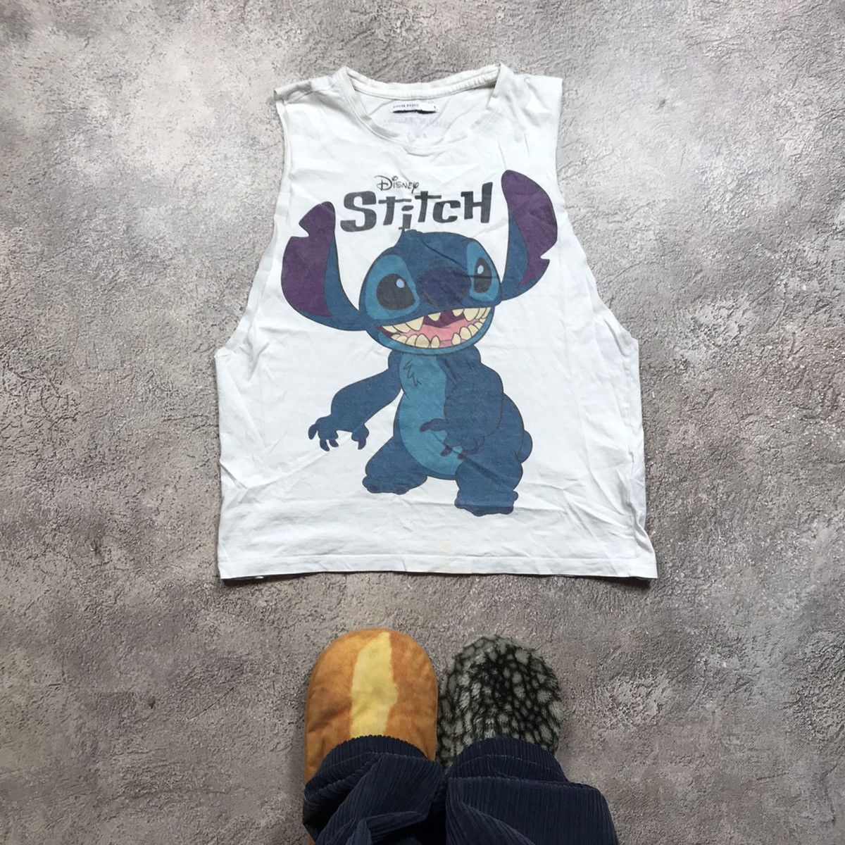 Vintage Vintage 90s Disney Stitch Graphic Tank Top Y2K Streetwear S Size S / US 4 / IT 40 - 1 Thumbnail