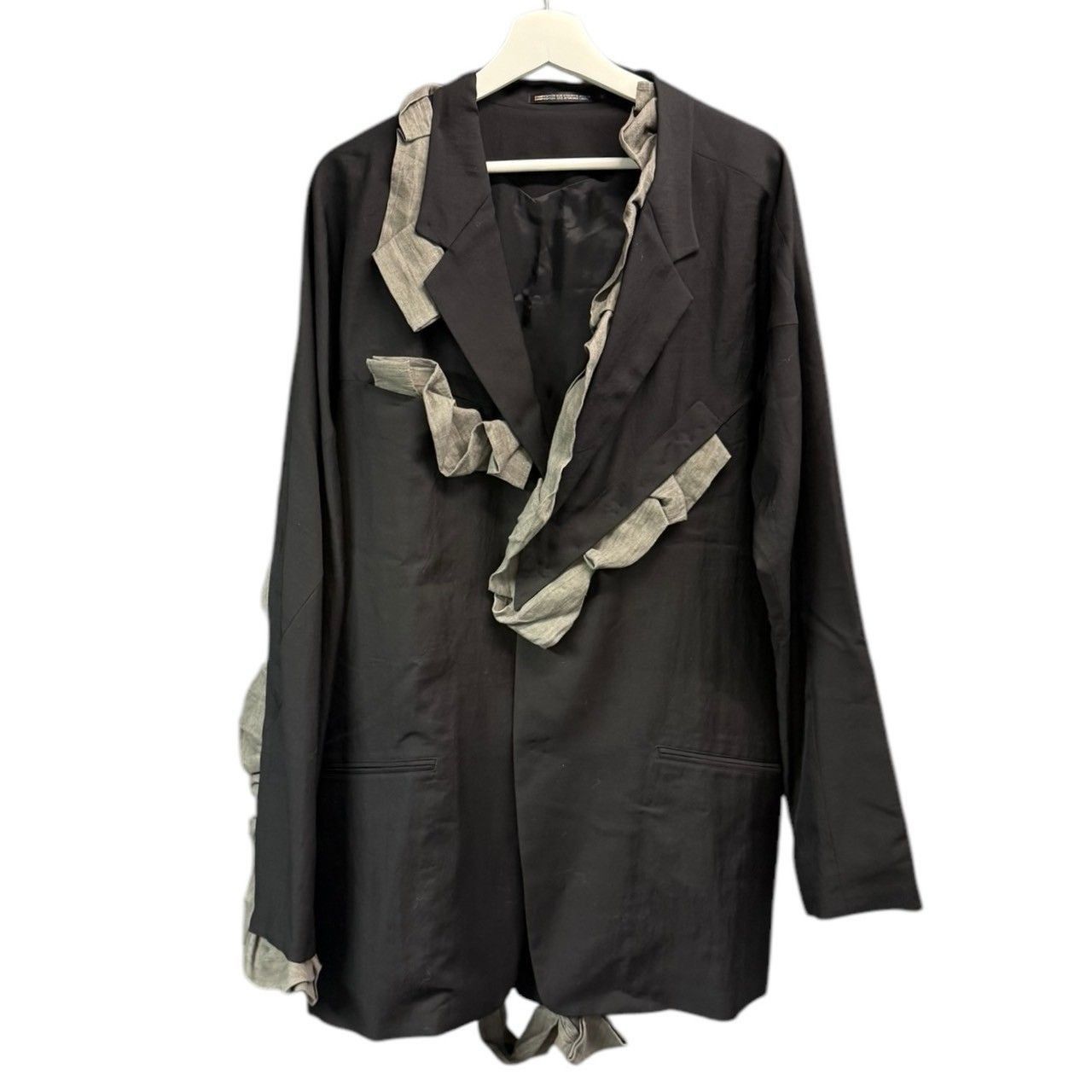 Yohji Yamamoto POUR HOMME 24ss W/RY HARD TWISTED GABARDINE BACK PT JACKET Size US M / EU 48-50 / 2 - 1 Thumbnail