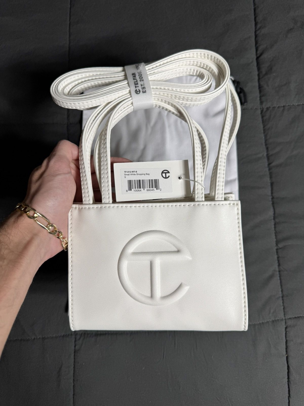 Telfar Telfar Small White Shopping Bag | Grailed