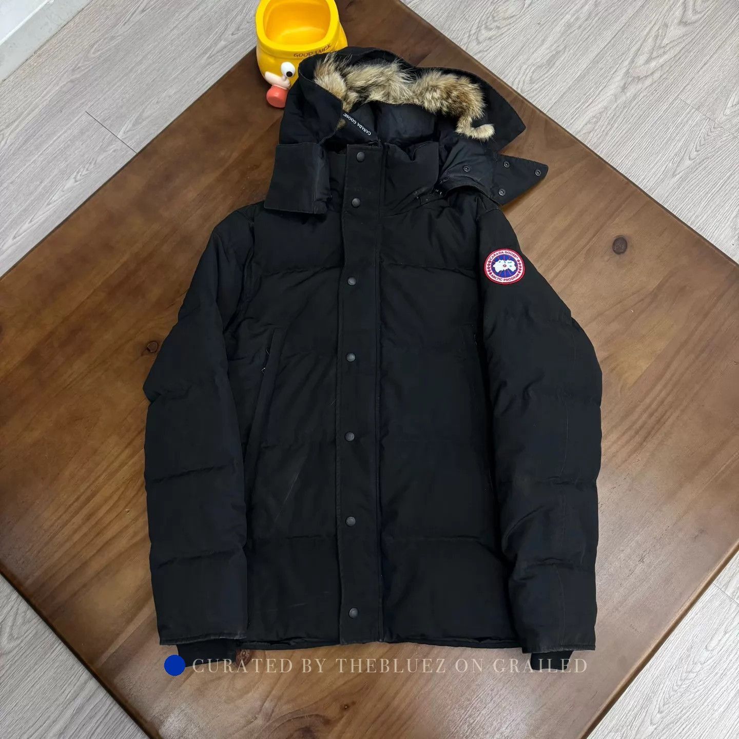 Canada Goose Wyndham Black Heavy Coat in Size L Size US L / EU 52-54 / 3 - 1 Thumbnail