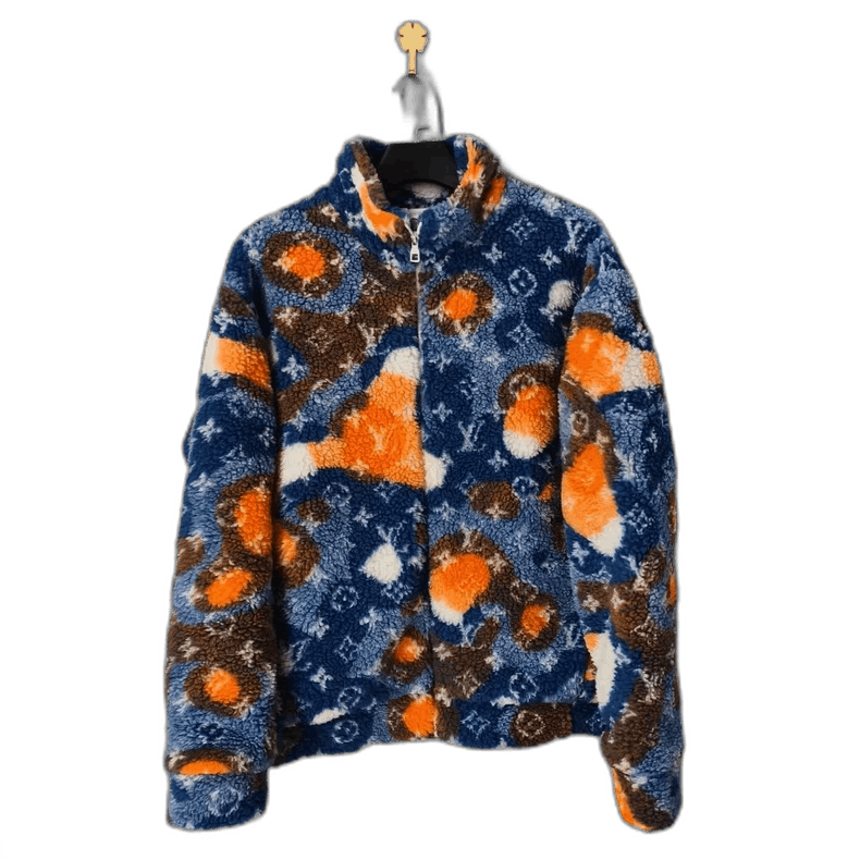 Louis Vuitton Louis Vuitton Blue Logo Pattern Long Sleeve Jacket-yf Size US L / EU 52-54 / 3 - 1 Thumbnail