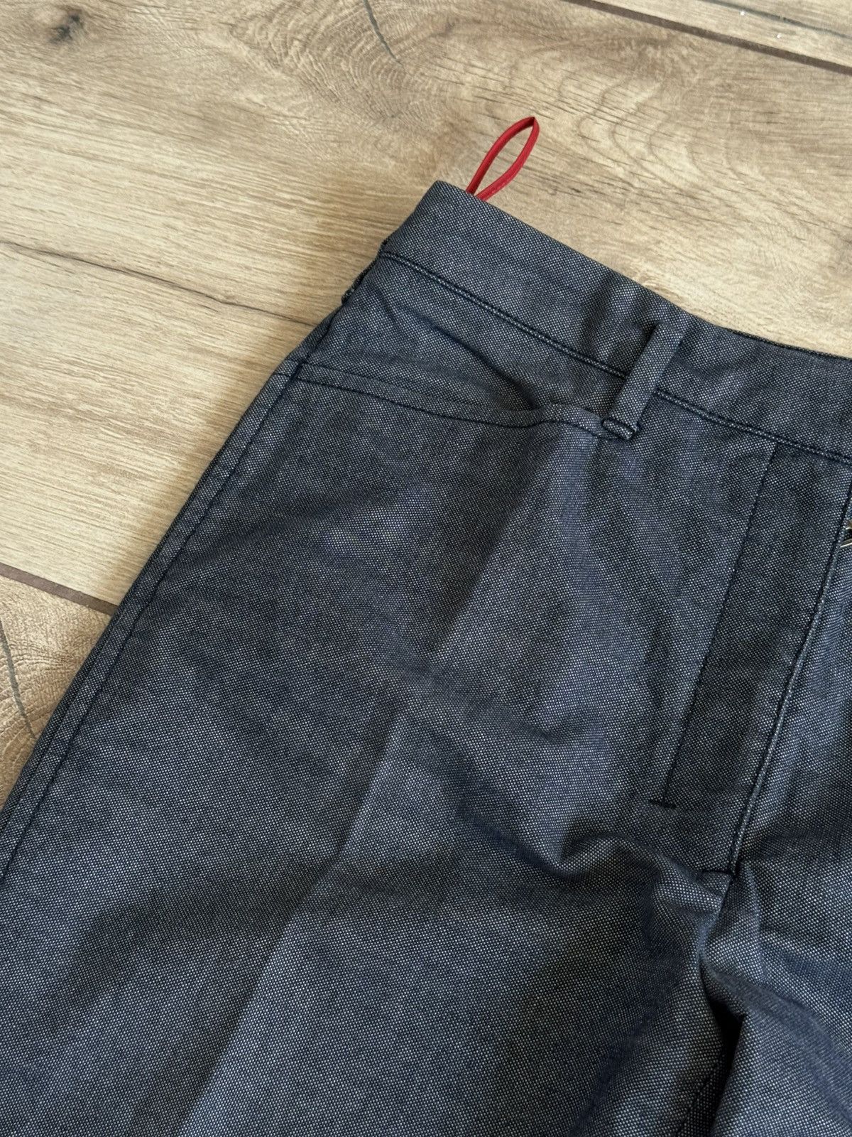 Prada Woman's Prada Red Tab Gray Denim Light Pant Size 42 Size 28" / US 6 / IT 42 - 6 Thumbnail