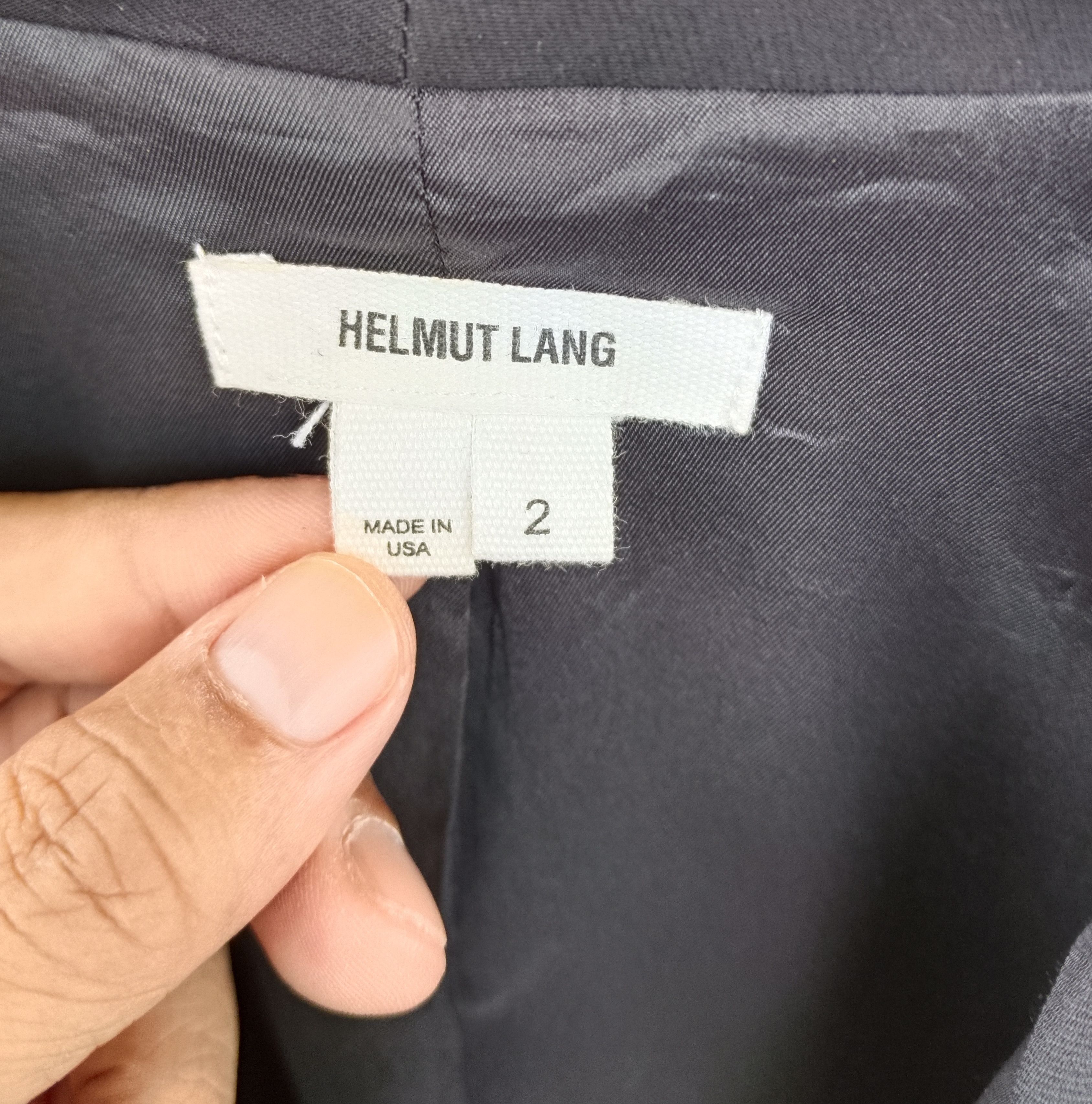 Helmut Lang SHEER DRAPED BLAZER BY HELMUT LANG Size XS / US 0-2 / IT 36-38 - 7 Thumbnail