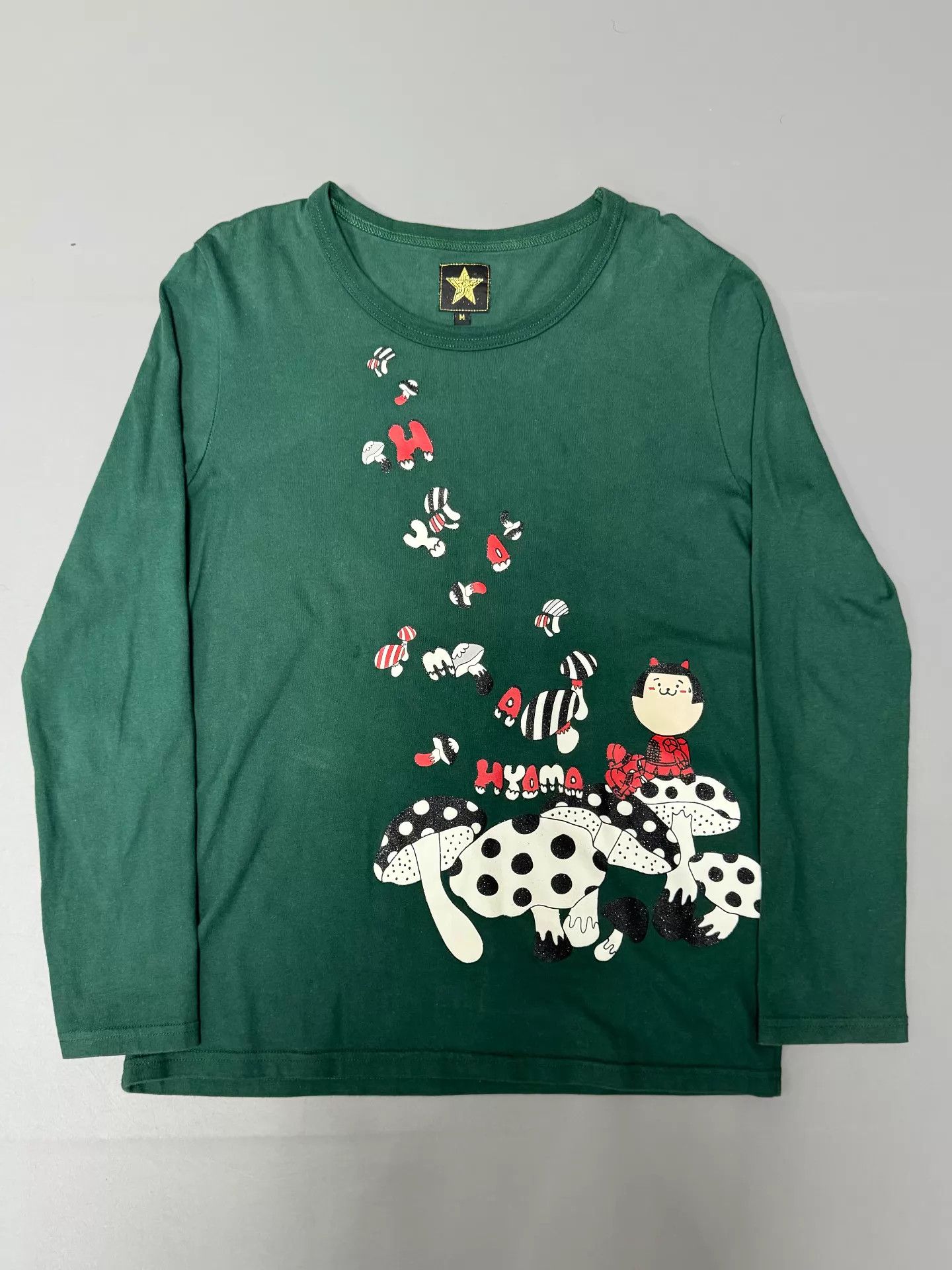 Other neko hyoma green LS T-shirt M Size US M / EU 48-50 / 2 - 1 Thumbnail