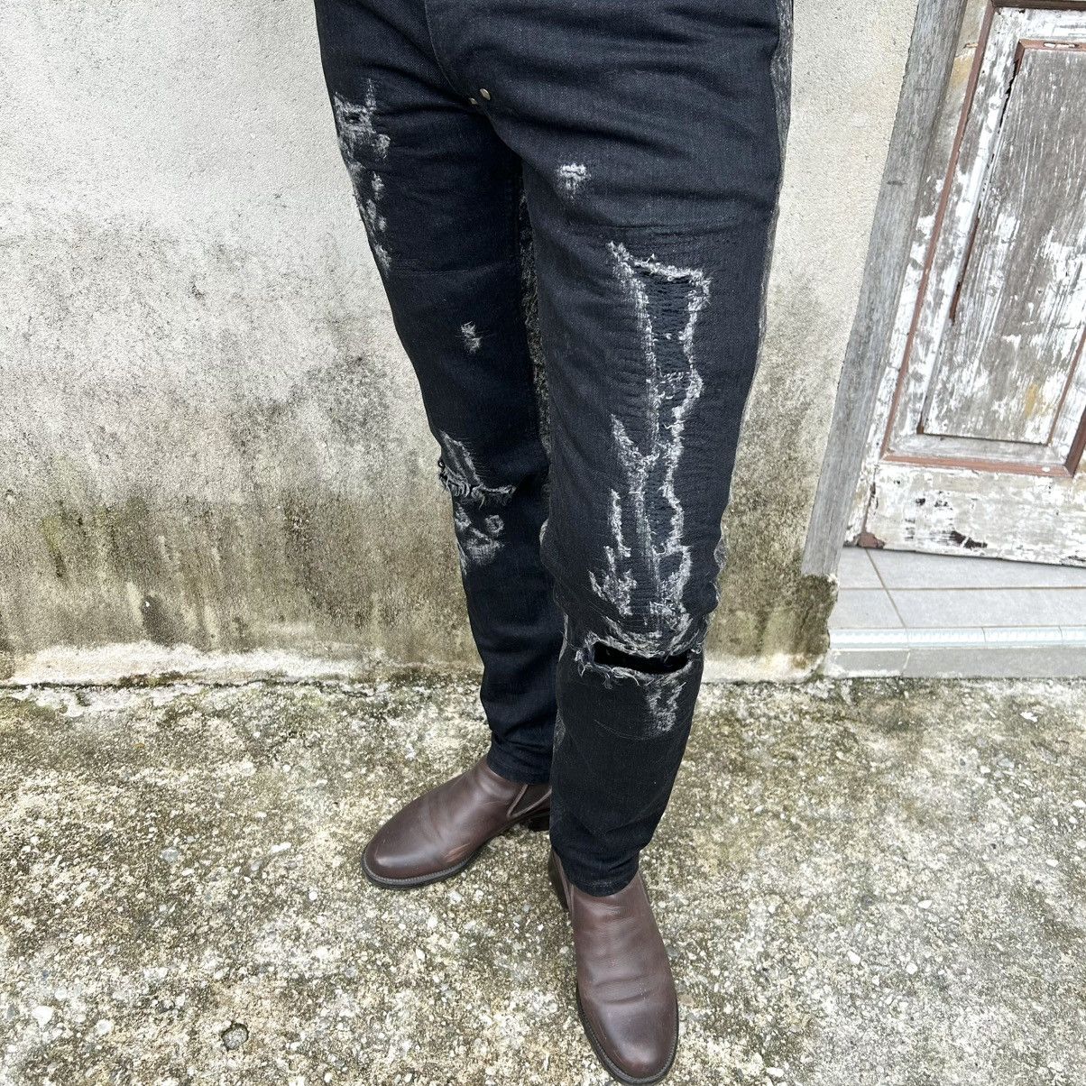Diet Butcher Slim Skin RAREDiet Butcher Slim Skin 2016 Fall Winter Distrrssed Pants Size US 31 - 8 Thumbnail