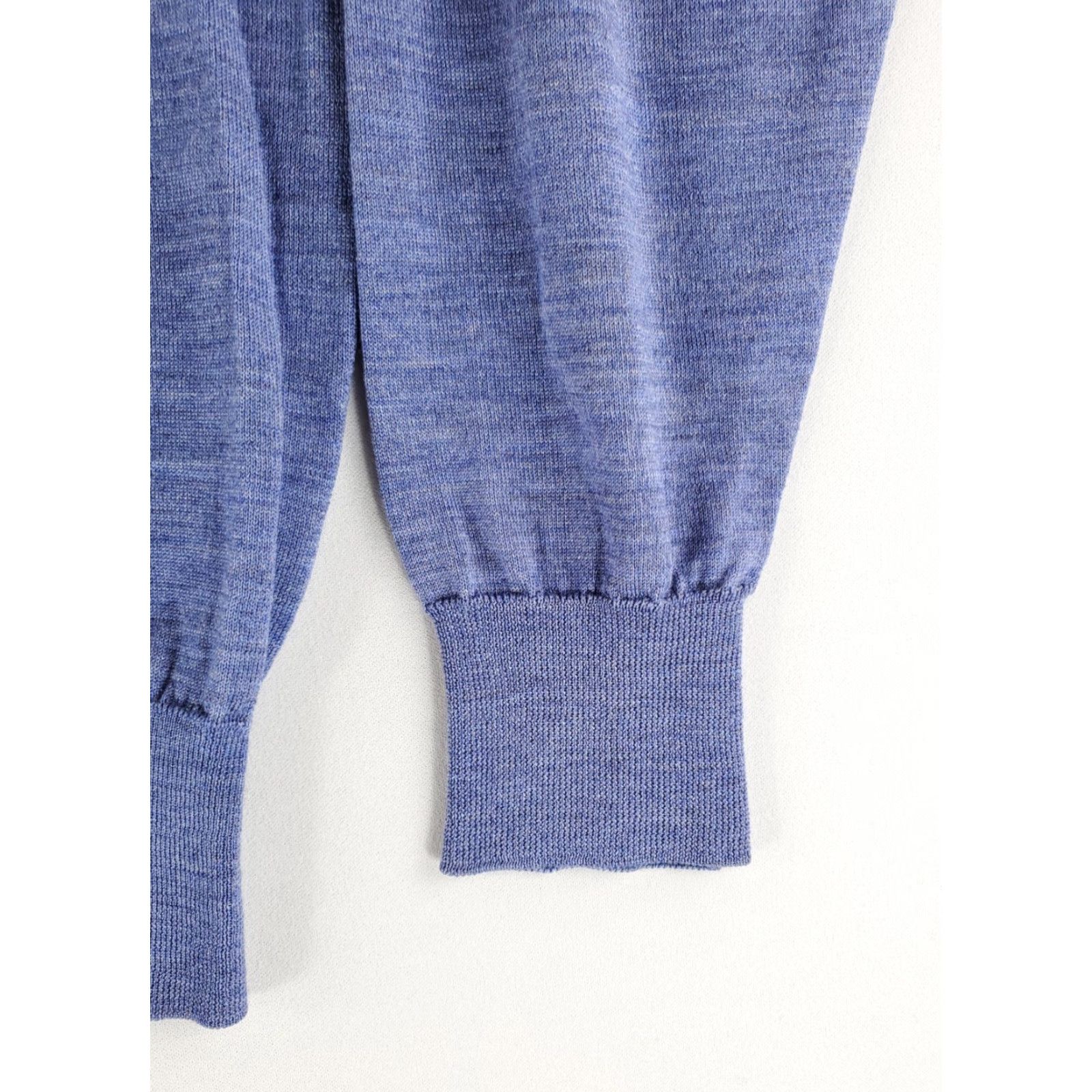 Peter Millar Peter Millar V Neck Sweater Wool Silk Blend Blue Mens M Pullover Size US M / EU 48-50 / 2 - 5 Thumbnail