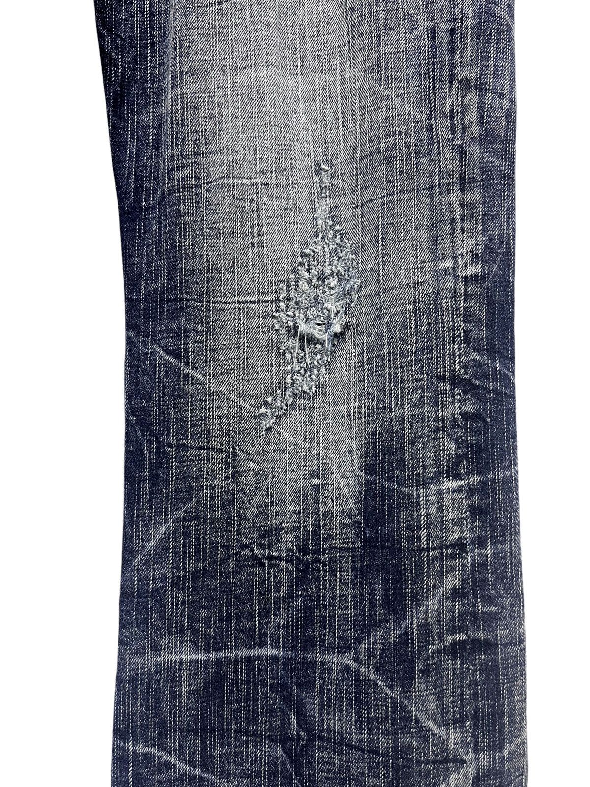Japanese Brand PUNKFLARE🔥SORRIDERE Distressed Acid Whiskered Denim Japan💥 Size US 34 / EU 50 - 8 Thumbnail