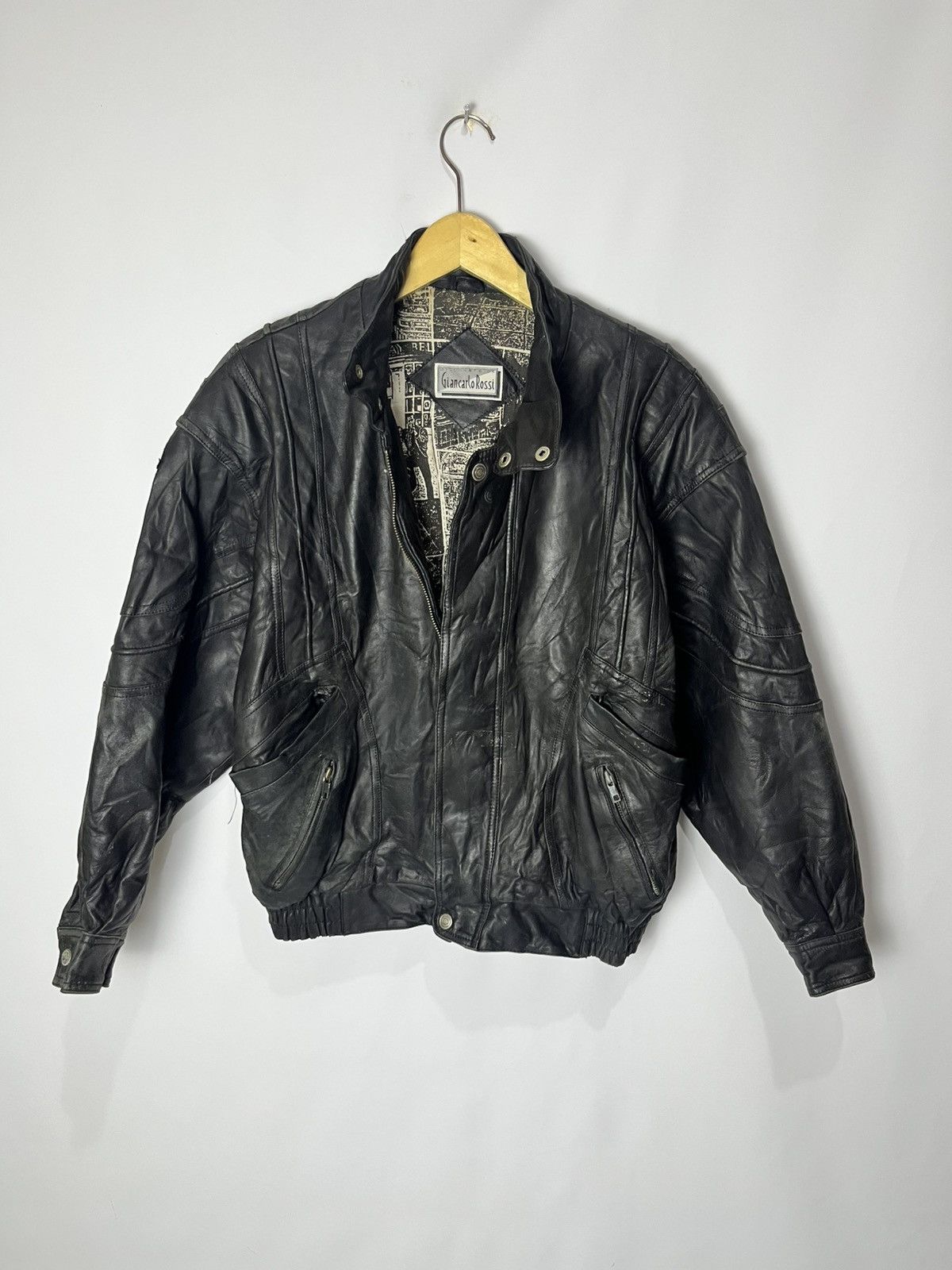 GIAN CARLO ROSSI giancarlo rossi leather jacket Size US M / EU 48-50 / 2 - 2 Thumbnail