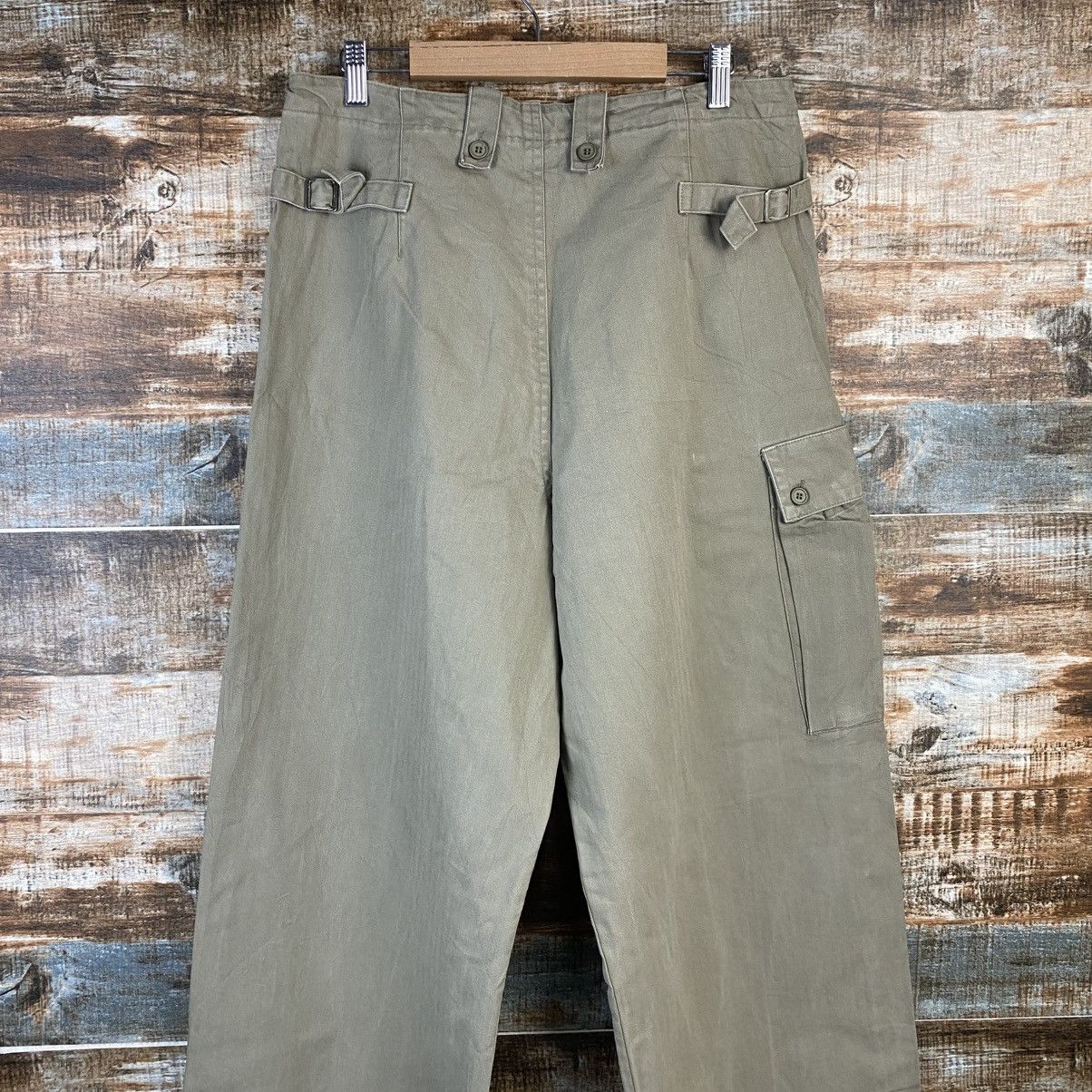 Japanese Brand DL Yokohama Staff Green Cargo Pants #C893 Size US 30 / EU 46 - 10 Thumbnail