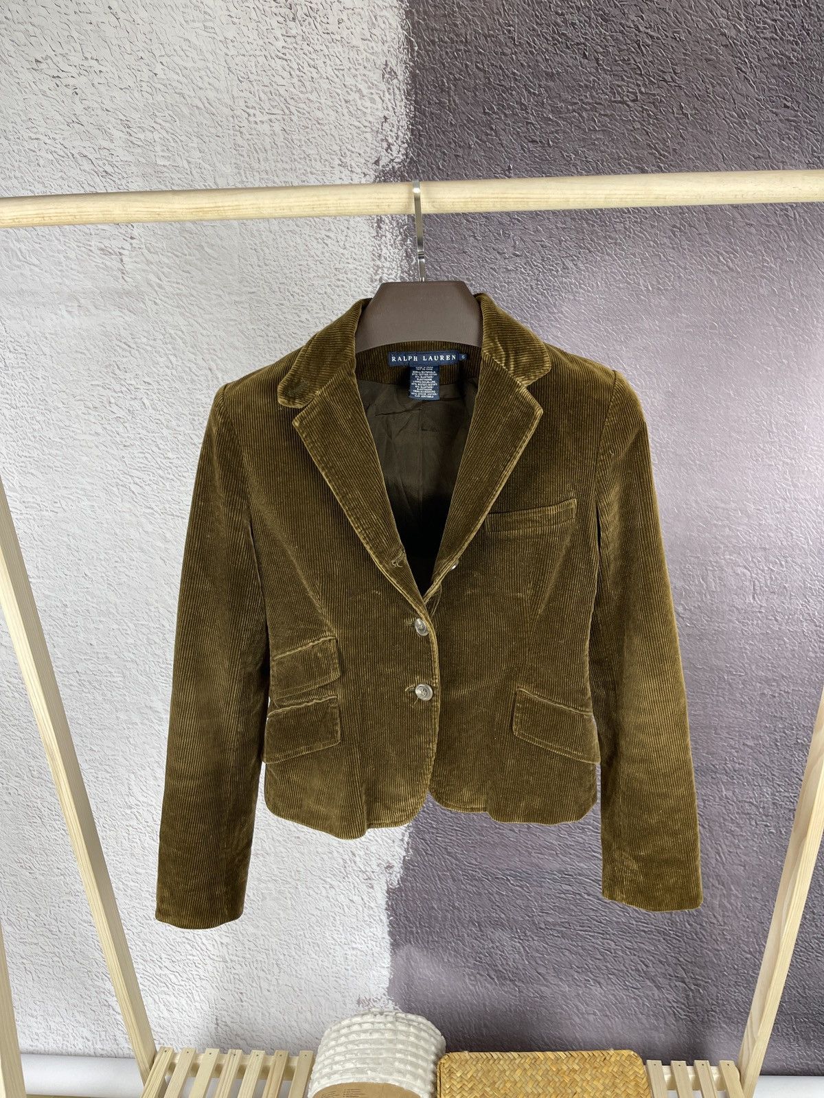 Polo Ralph Lauren Polo Ralph Lauren vintage corduroy blazer jacket leza trim Size M / US 6-8 / IT 42-44 - 1 Thumbnail