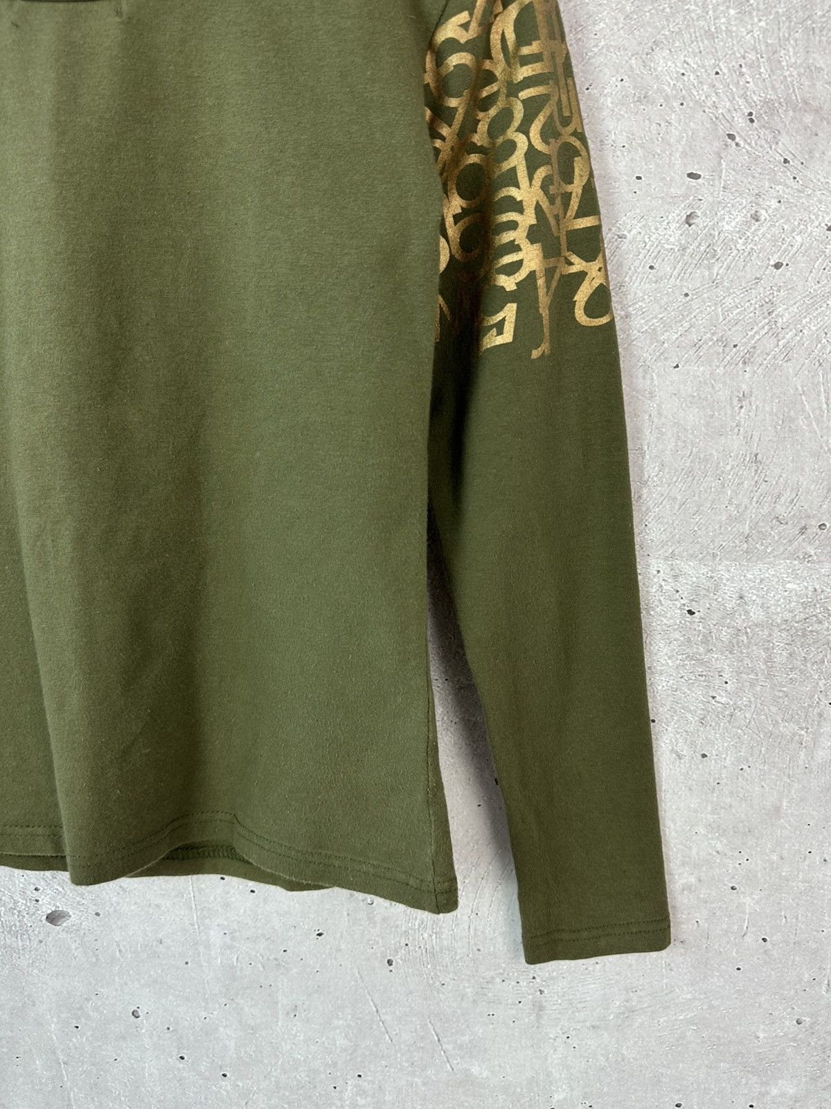 Christian Dior Monsieur Christian Dior Boutique Beads Logo Printed Khaki Jumper Size M / US 6-8 / IT 42-44 - 10 Thumbnail