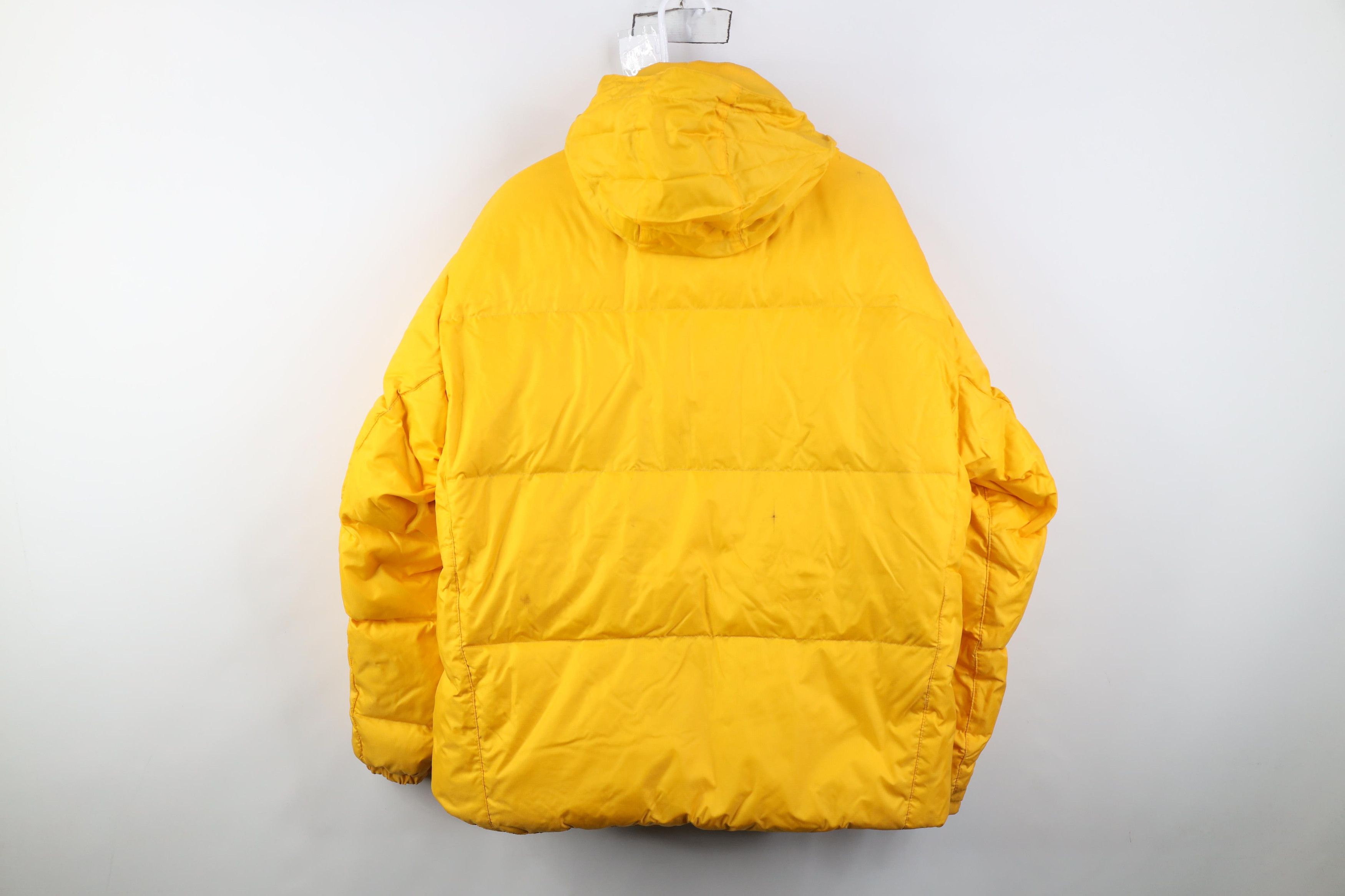 Gap Vintage Y2K 2002 Gap Insulated Puffer Jacket Yellow Hooded Size US M / EU 48-50 / 2 - 20 Thumbnail