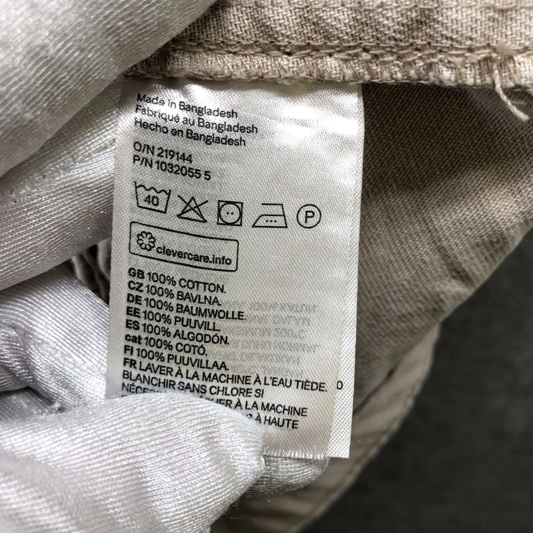 H&M H&M Womens Denim Jacket Oversized M Beige Taupe Cotton Twill Shacket Size M / US 6-8 / IT 42-44 - 6 Thumbnail