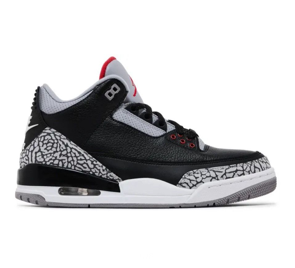 Jordan Brand Air Jordan 3 “Black Cement” 2018 Size US 9.5 / EU 42-43 - 1 Thumbnail