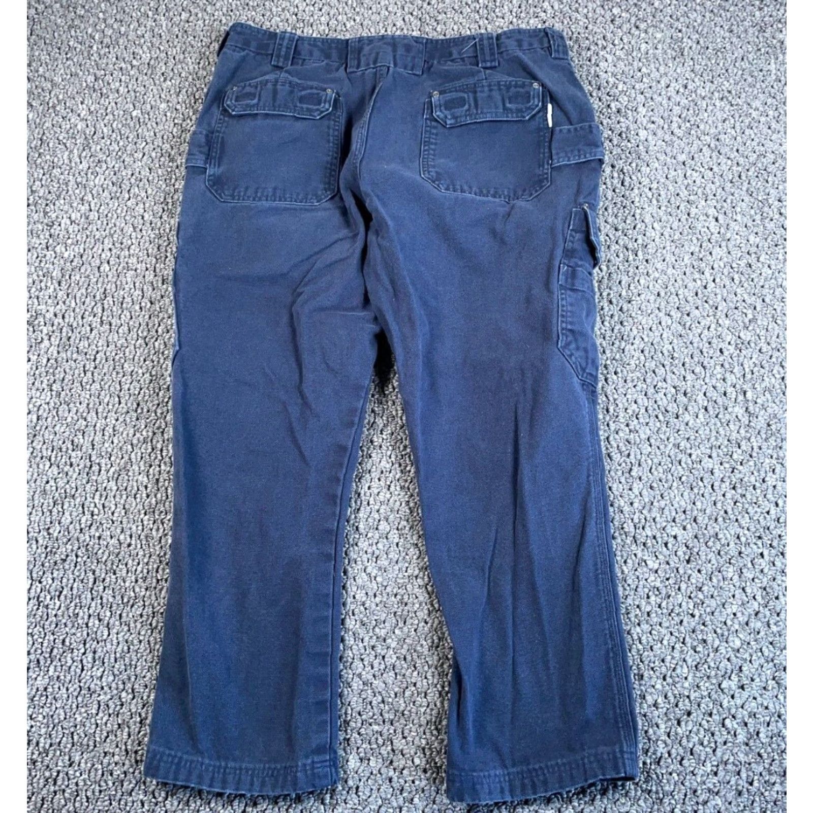 Vintage VINTAGE Duluth Men's Cargo Pants Workwear Relaxed Fit Blue Cotton 38 x 29 Outdoor Size US 38 / EU 54 - 2 Thumbnail